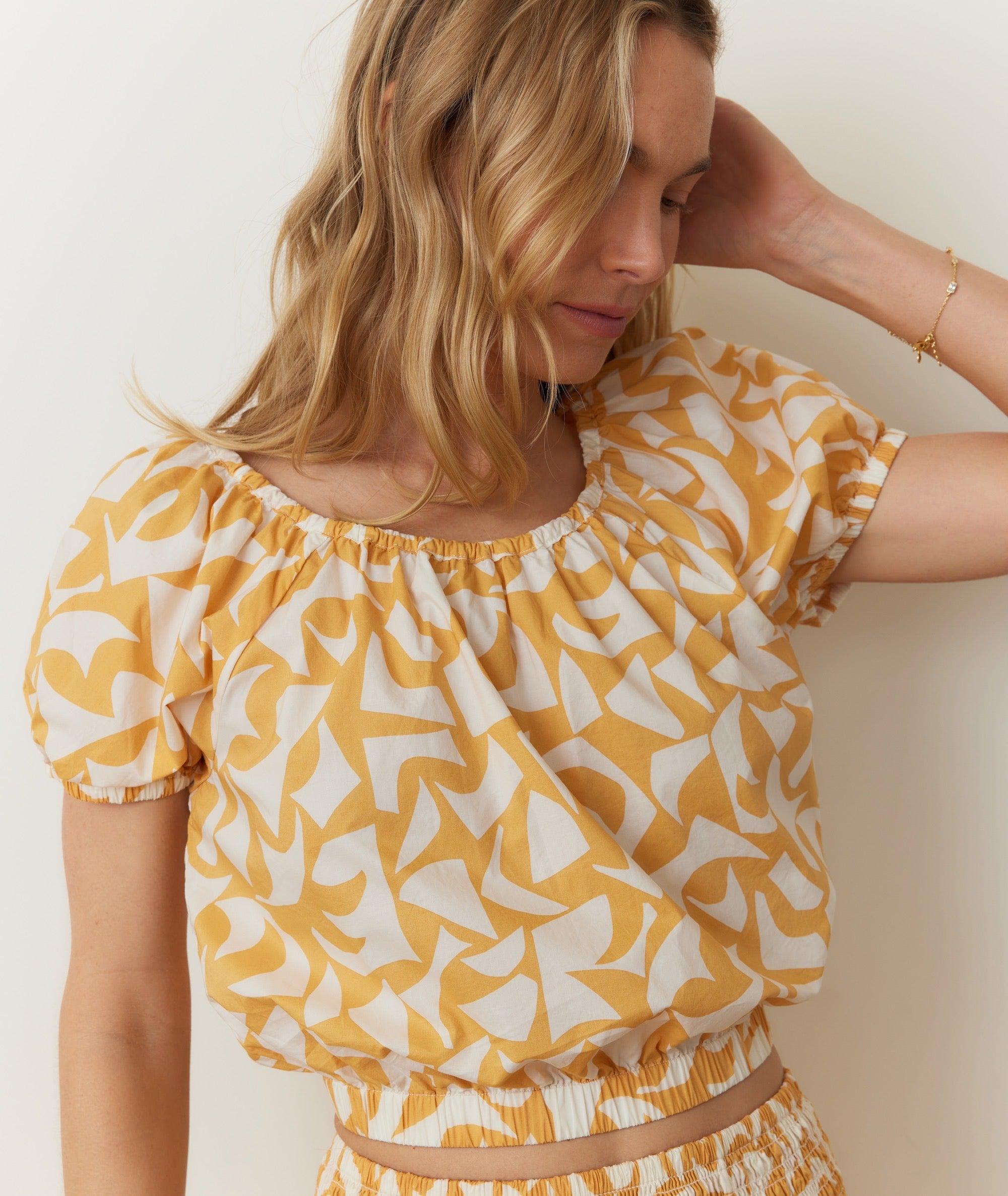 Marella Poplin Crop Blouse Product Image