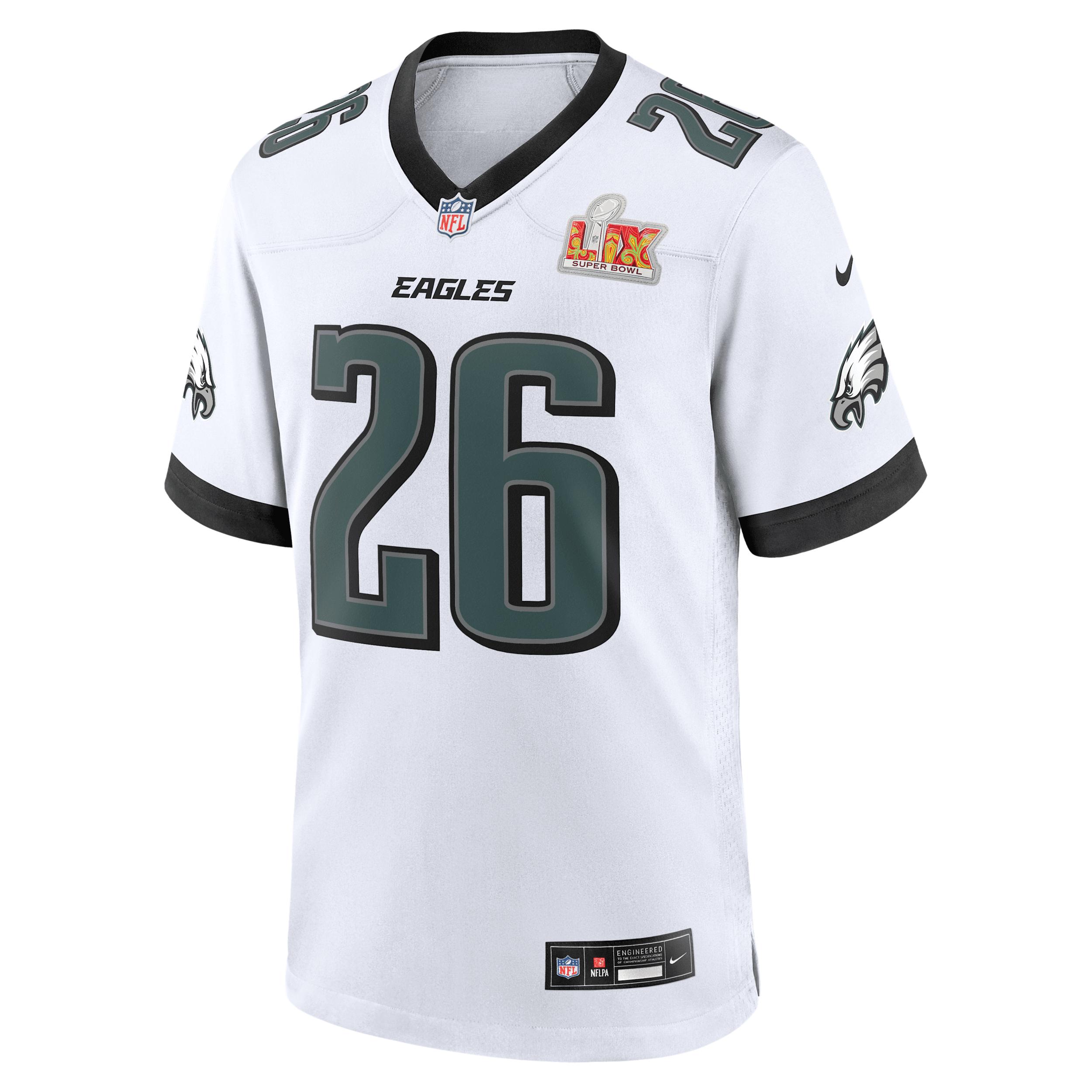 Saquon Barkley Philadelphia Eagles Super Bowl LIX Nike Men's NFL Game Jersey Product Image
