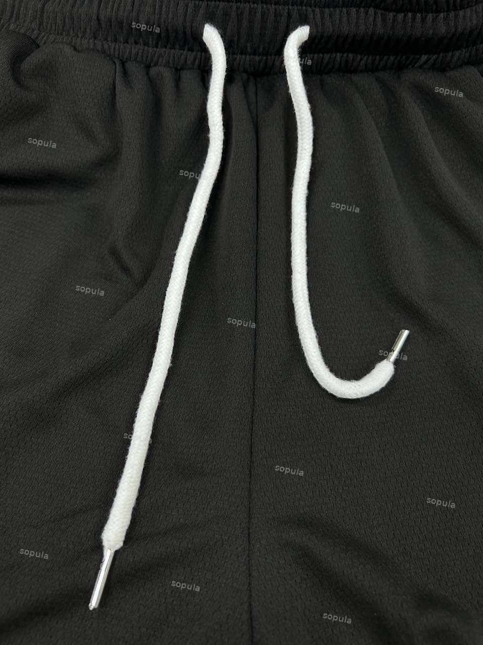 Sopula With God I Win Print Casual Street Mesh Shorts Product Image