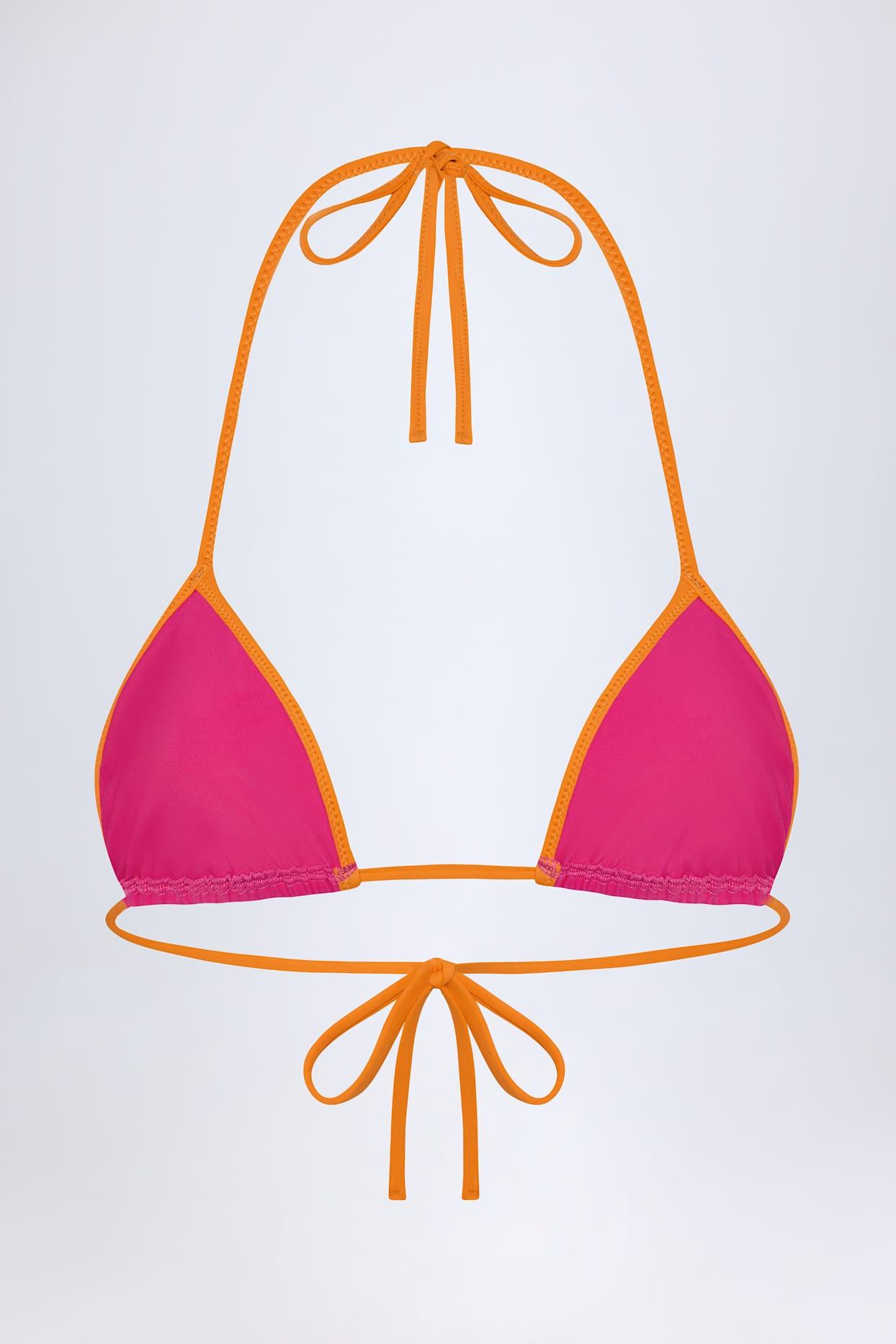 Cheeky Bikini Bottoms in Fuchsia Pink Product Image