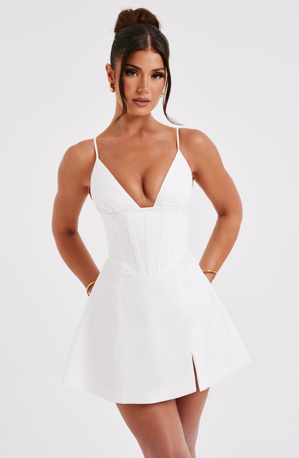 Sela Mini Dress - Ivory Product Image
