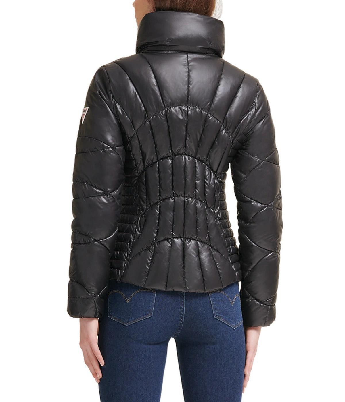Quilted Puffer Jacket Black Product Image