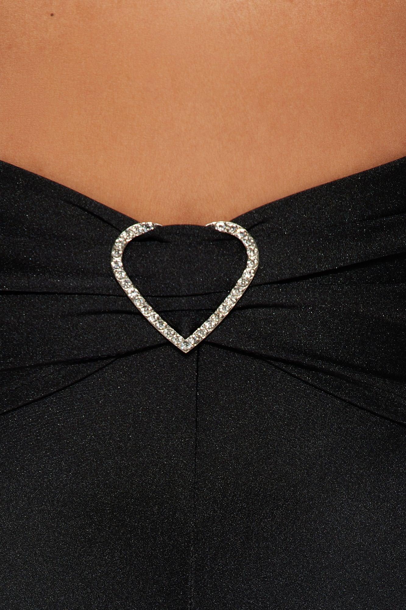 Breaking Hearts Flare Pant 34″ - Black Female Product Image