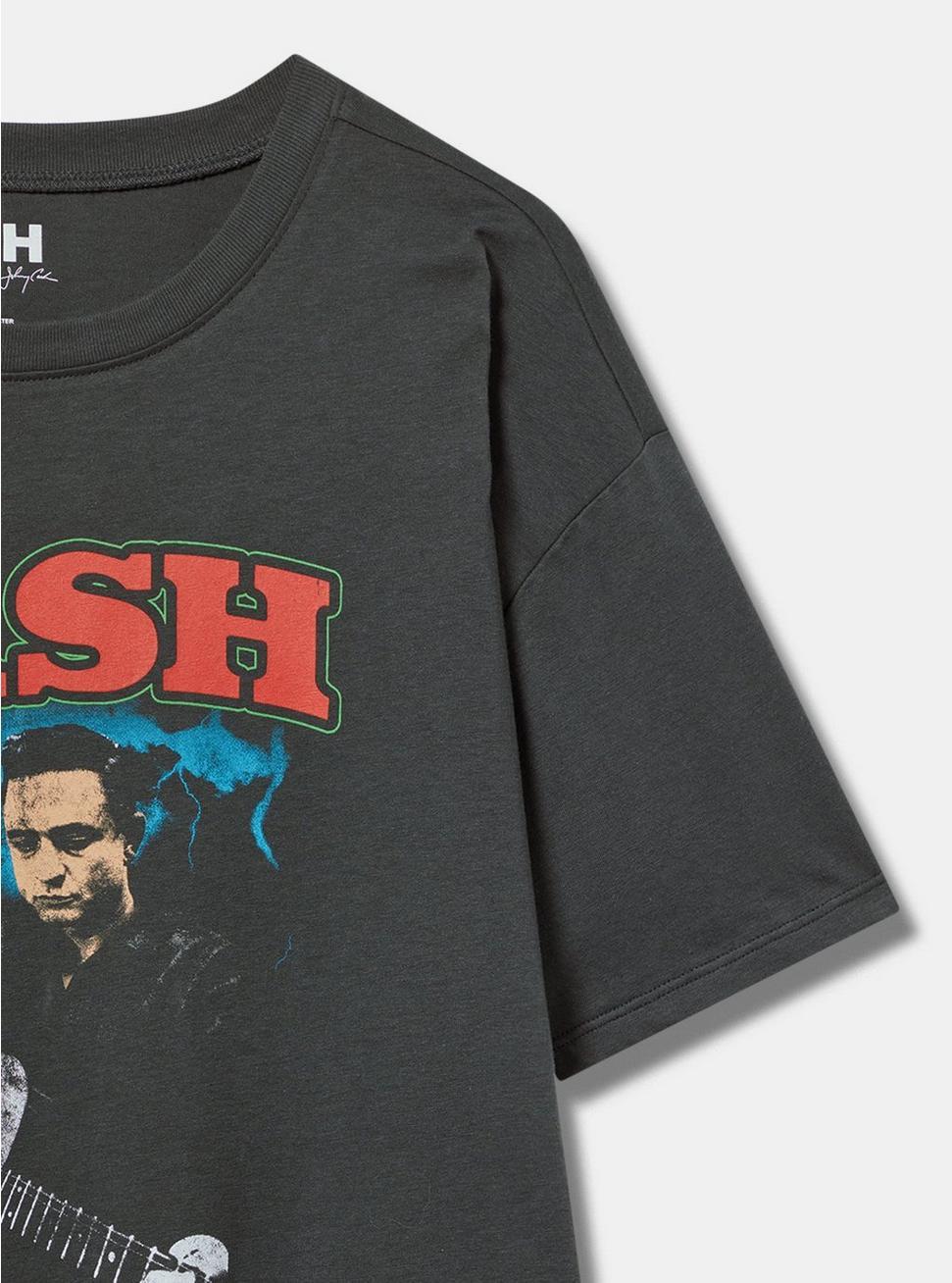 Johnny Cash Relaxed Cotton Crew Tee Product Image