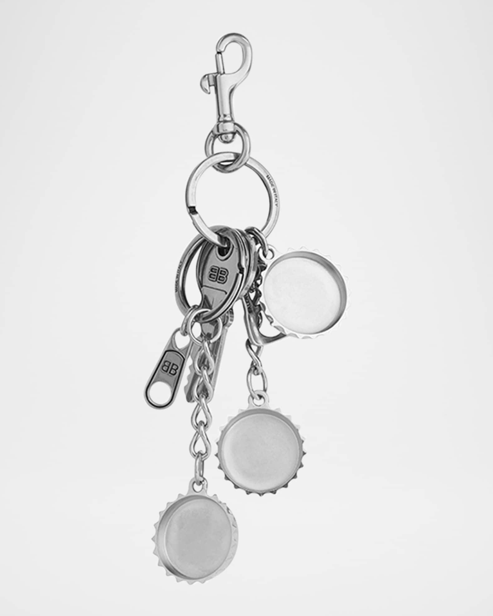 Men's Bottle Cap Charms Keychain Product Image