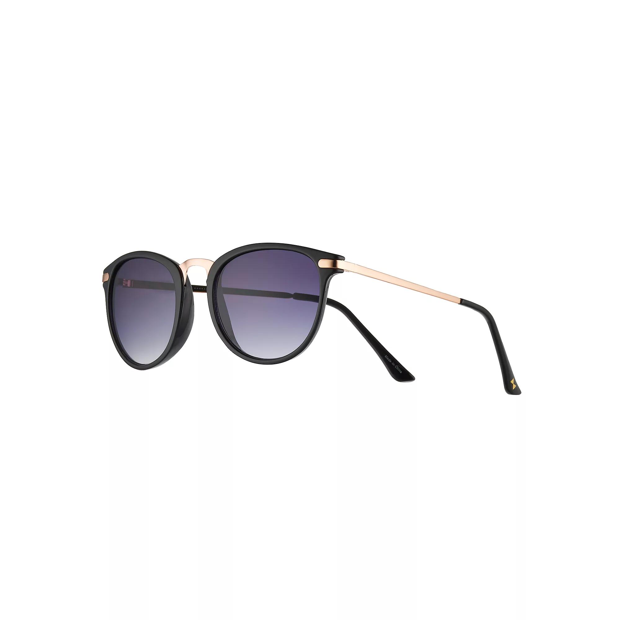 Women's LC Lauren Conrad Round Sunglasses, Black Rose Product Image