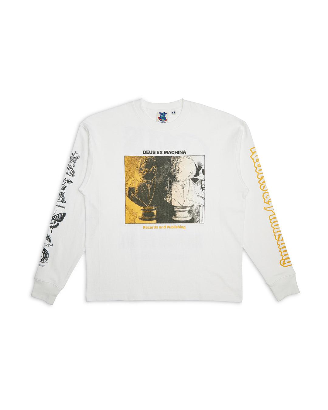 Divine Spark Long Sleeve Tee - Vintage White Product Image