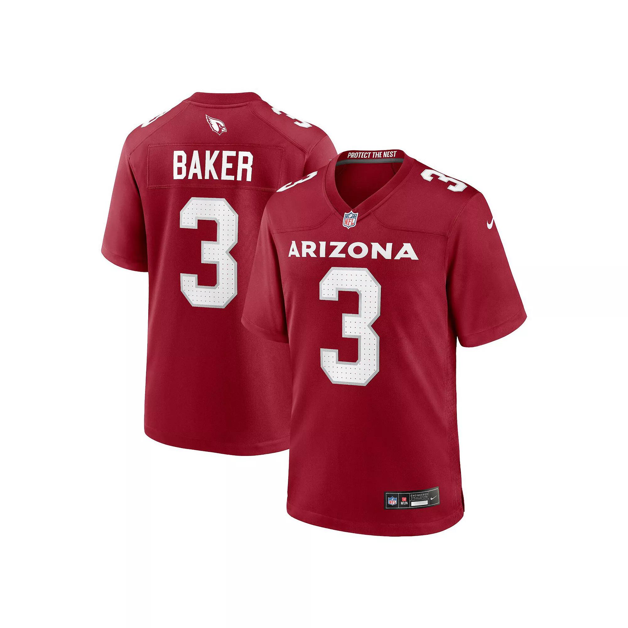 Men's Nike Budda Baker Cardinal Arizona Cardinals Game Player Jersey,  Product Image