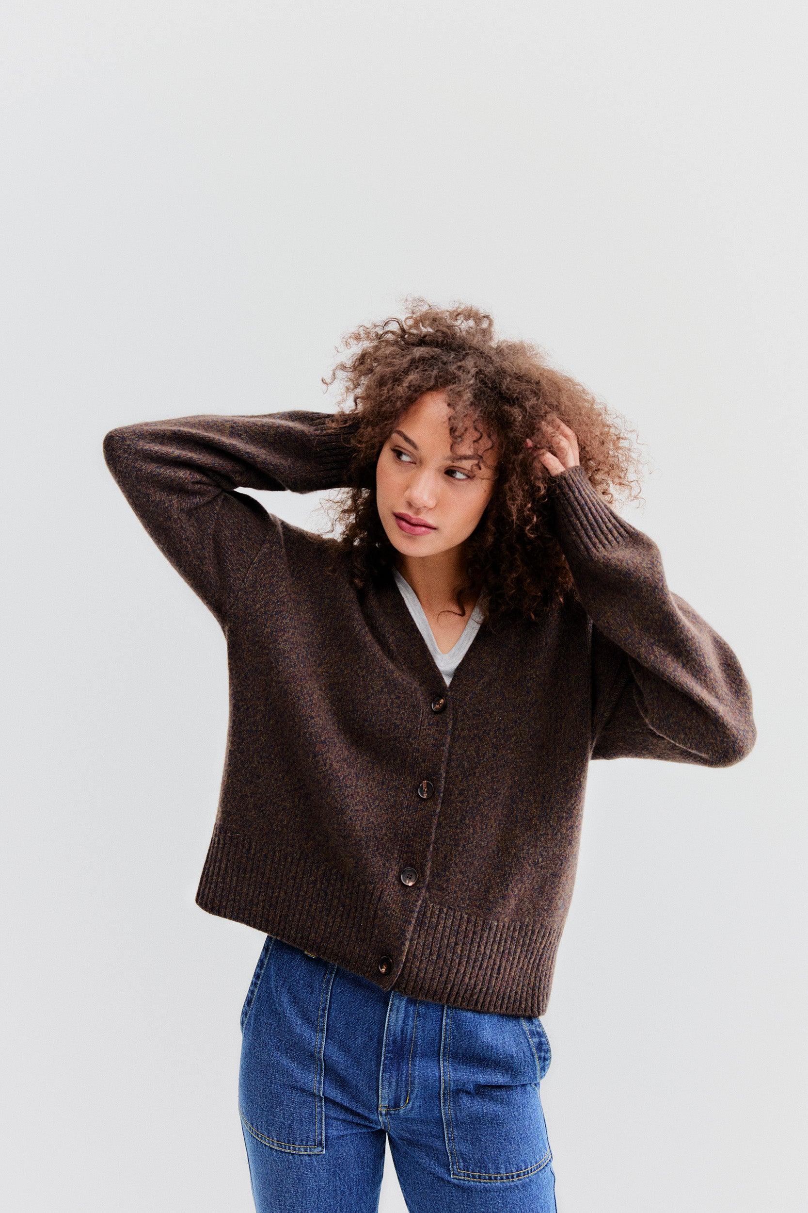 The Cashmere Raffa - Chocolate Marl Product Image