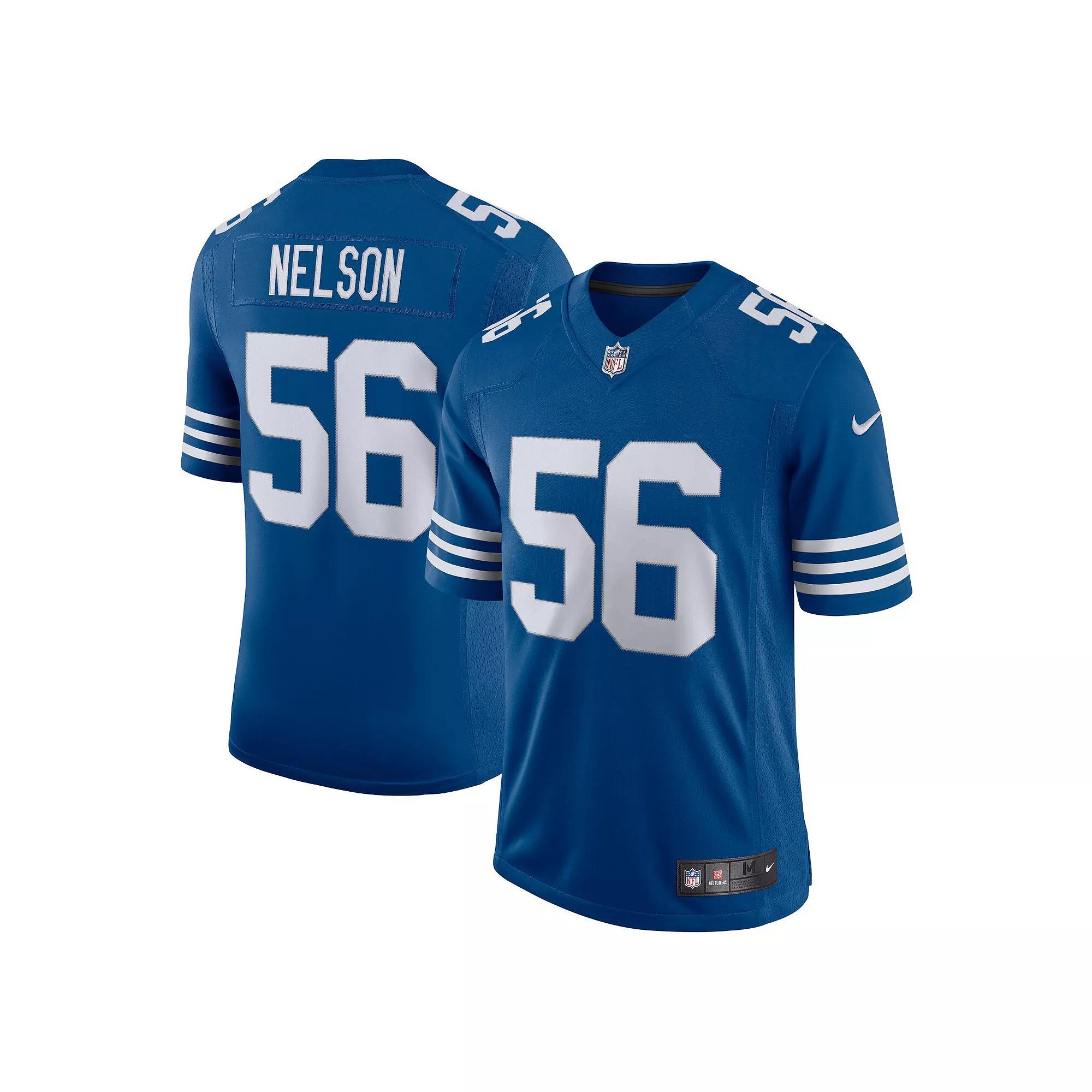 Men's Nike Quenton Nelson Royal Indianapolis Colts Alternate Vapor Limited Jersey,  Product Image