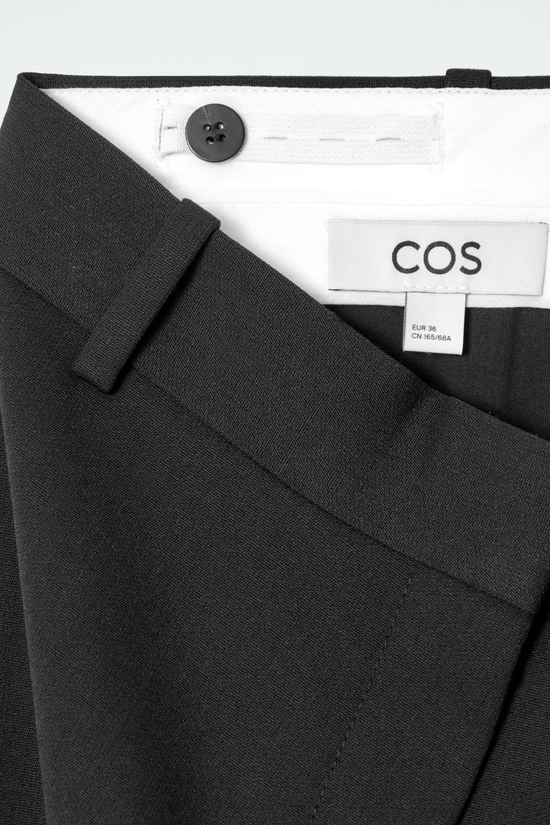 TAILORED WOOL SLIM-LEG PANTS Product Image