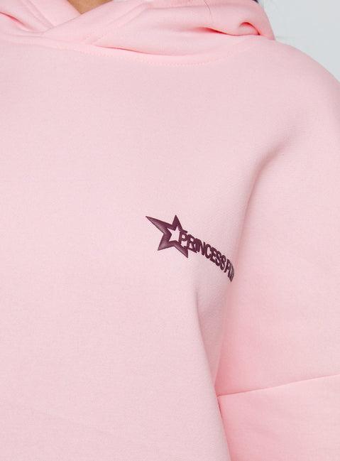 Starblazer Princess Polly Graphic Hoodie Pink Product Image