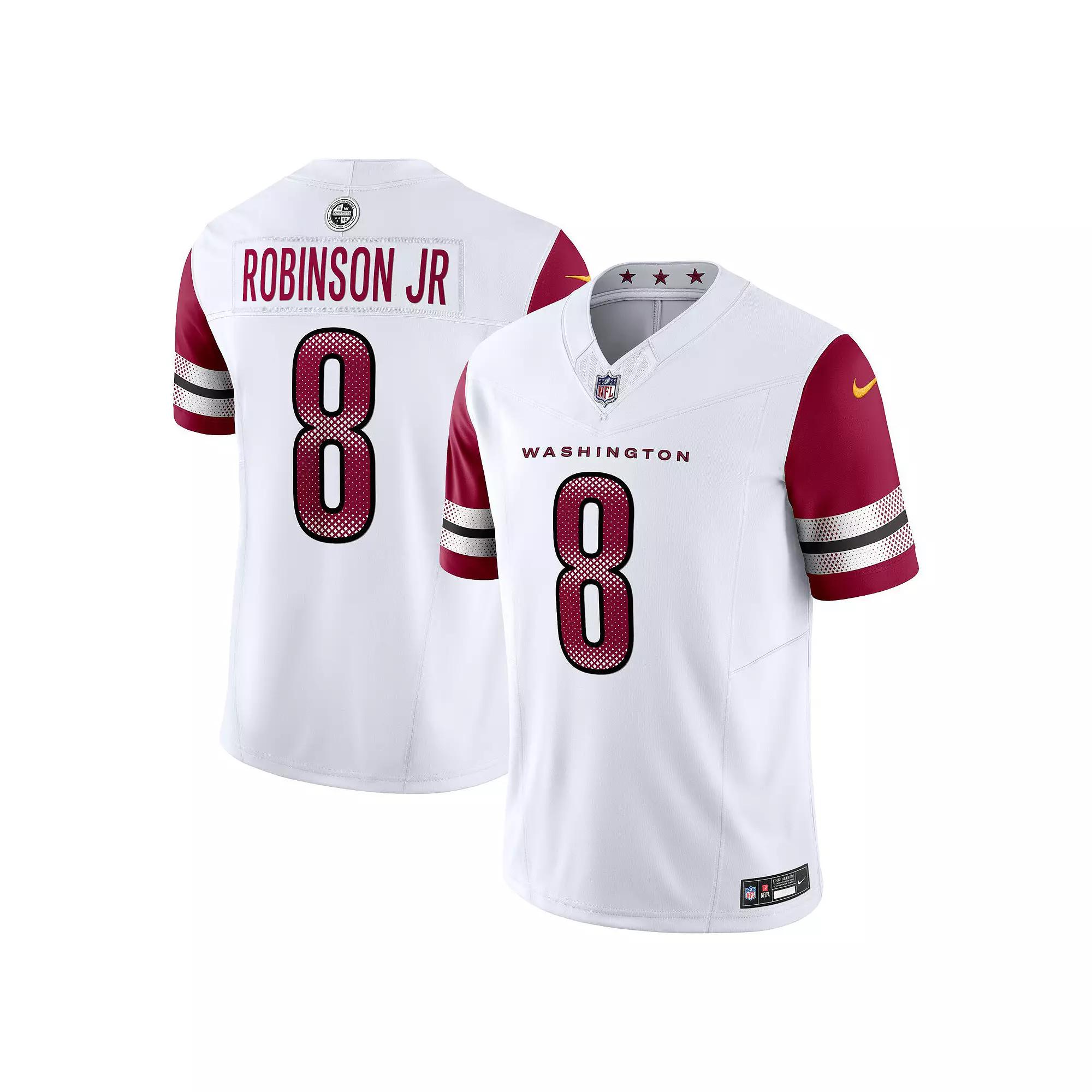 Men's Nike Brian Robinson Jr. White Washington Commanders Vapor F.U.S.E. Limited Jersey, Size: Small, Wft White Product Image