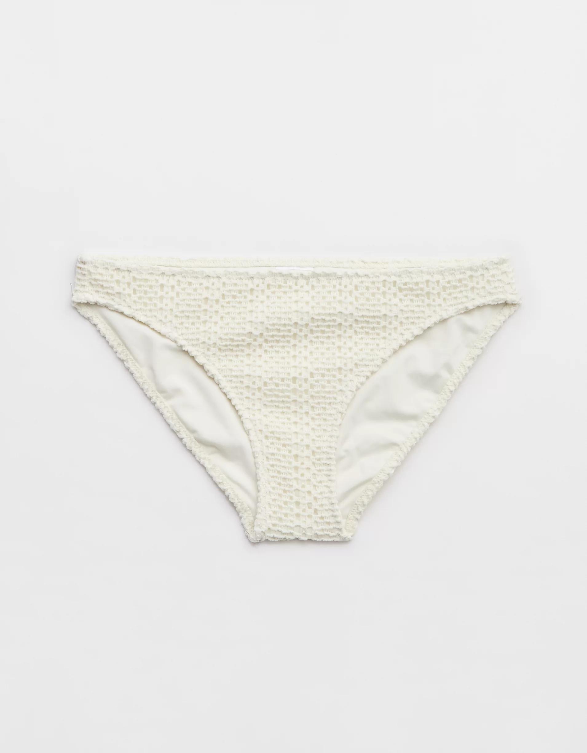 Aerie The Classic Cloudweave Crochet Bikini Bottom Product Image