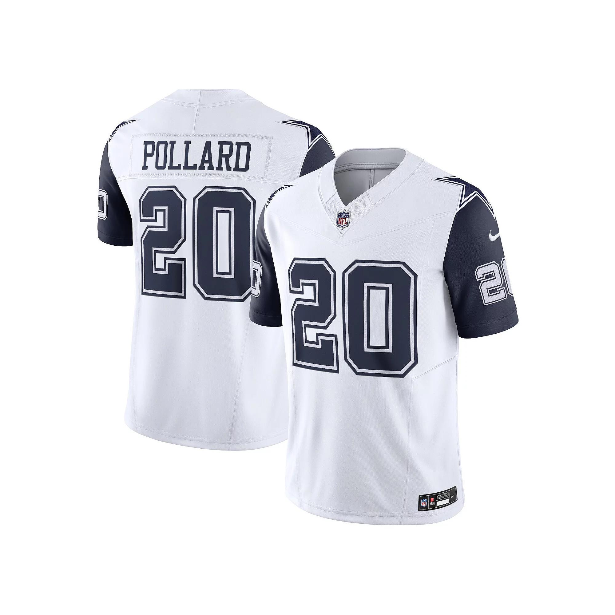 Men's Nike Tony Pollard White Dallas Cowboys Vapor F.U.S.E. Limited Jersey, Size: Small Product Image