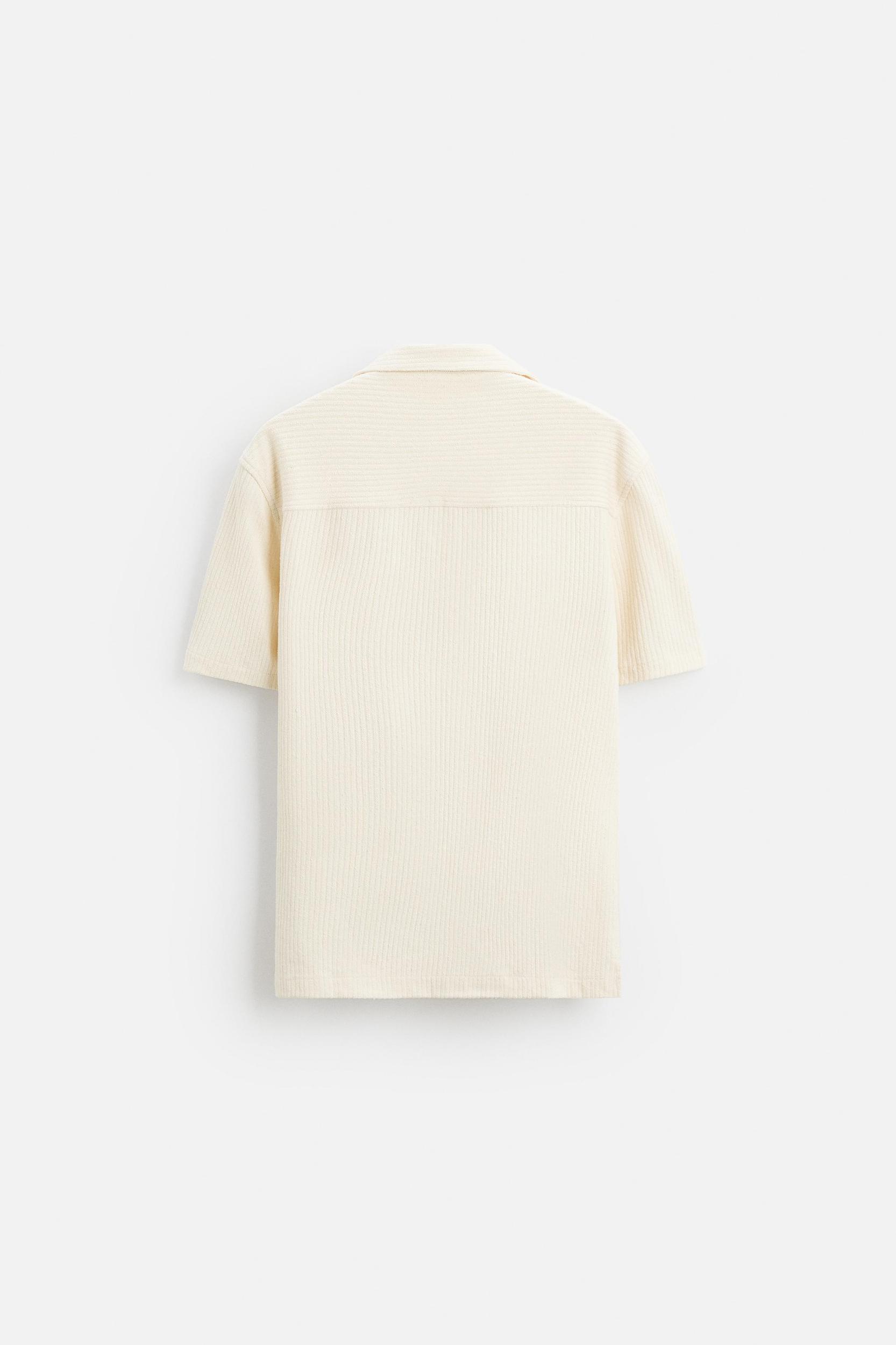 RUFFLED TEXTURED SHIRT Product Image