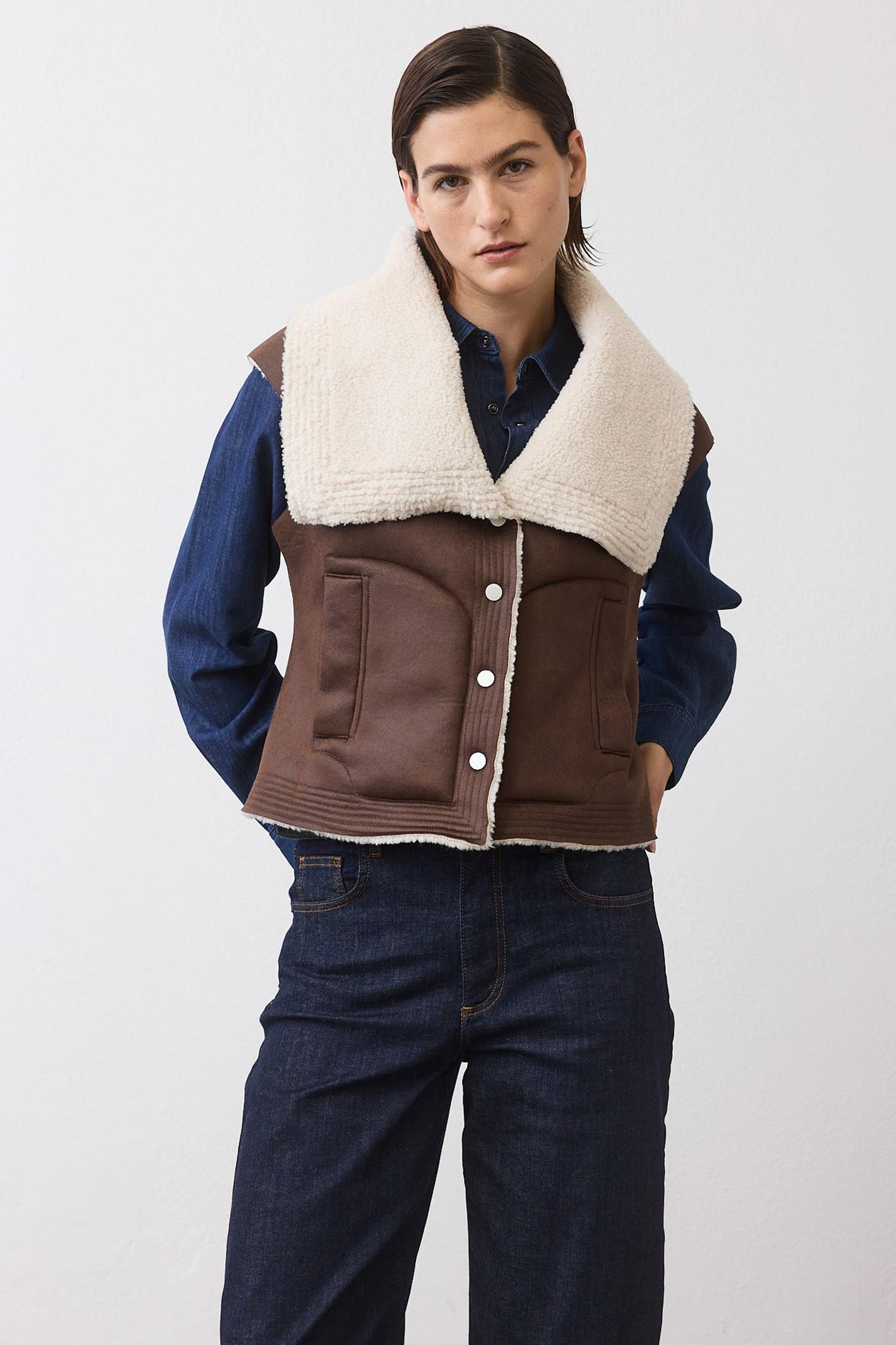 Reversible Summit Shearling Vest Product Image