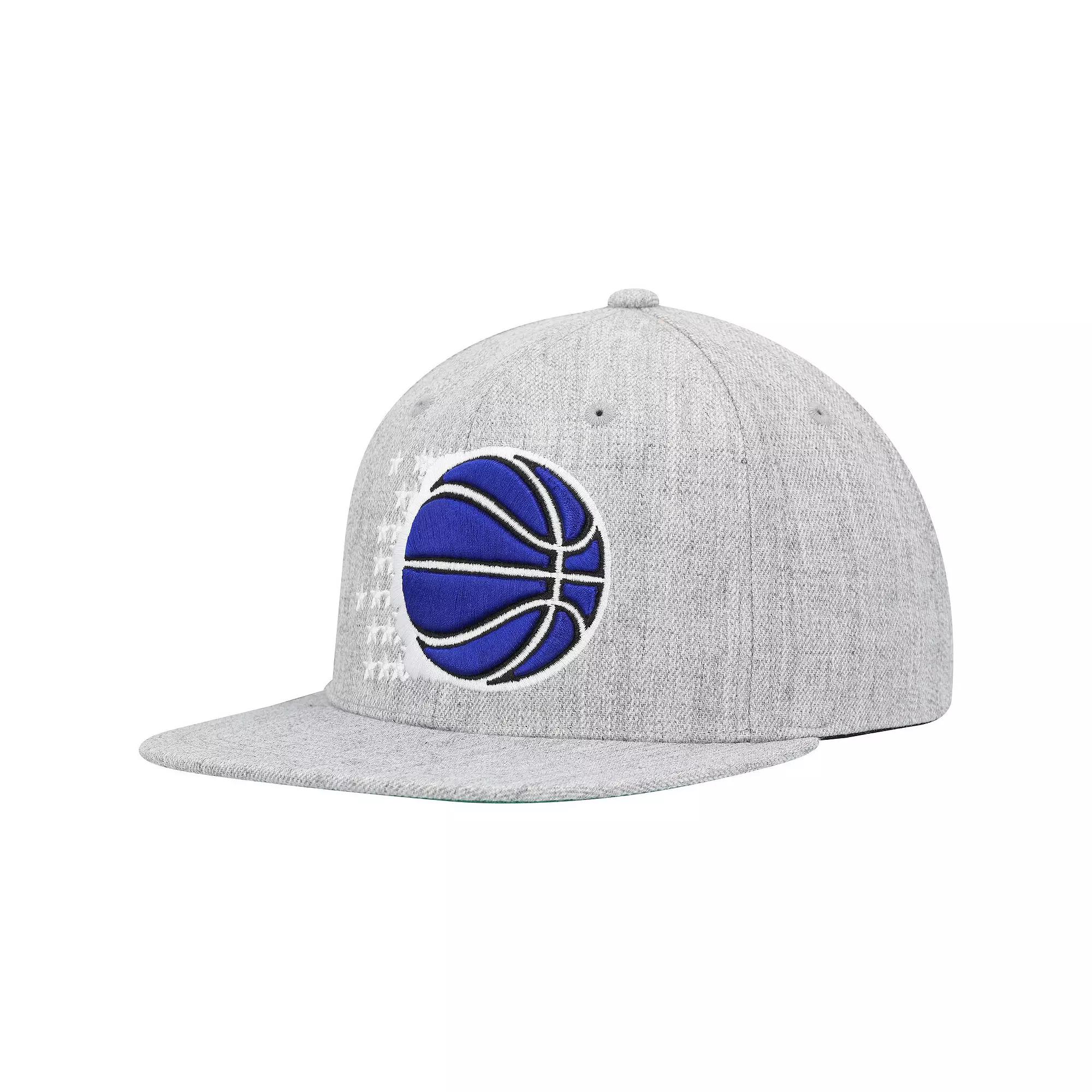 Men's Mitchell & Ness Heather Gray Orlando Magic Hardwood Classics 2.0 Snapback Hat, Mag Grey Product Image