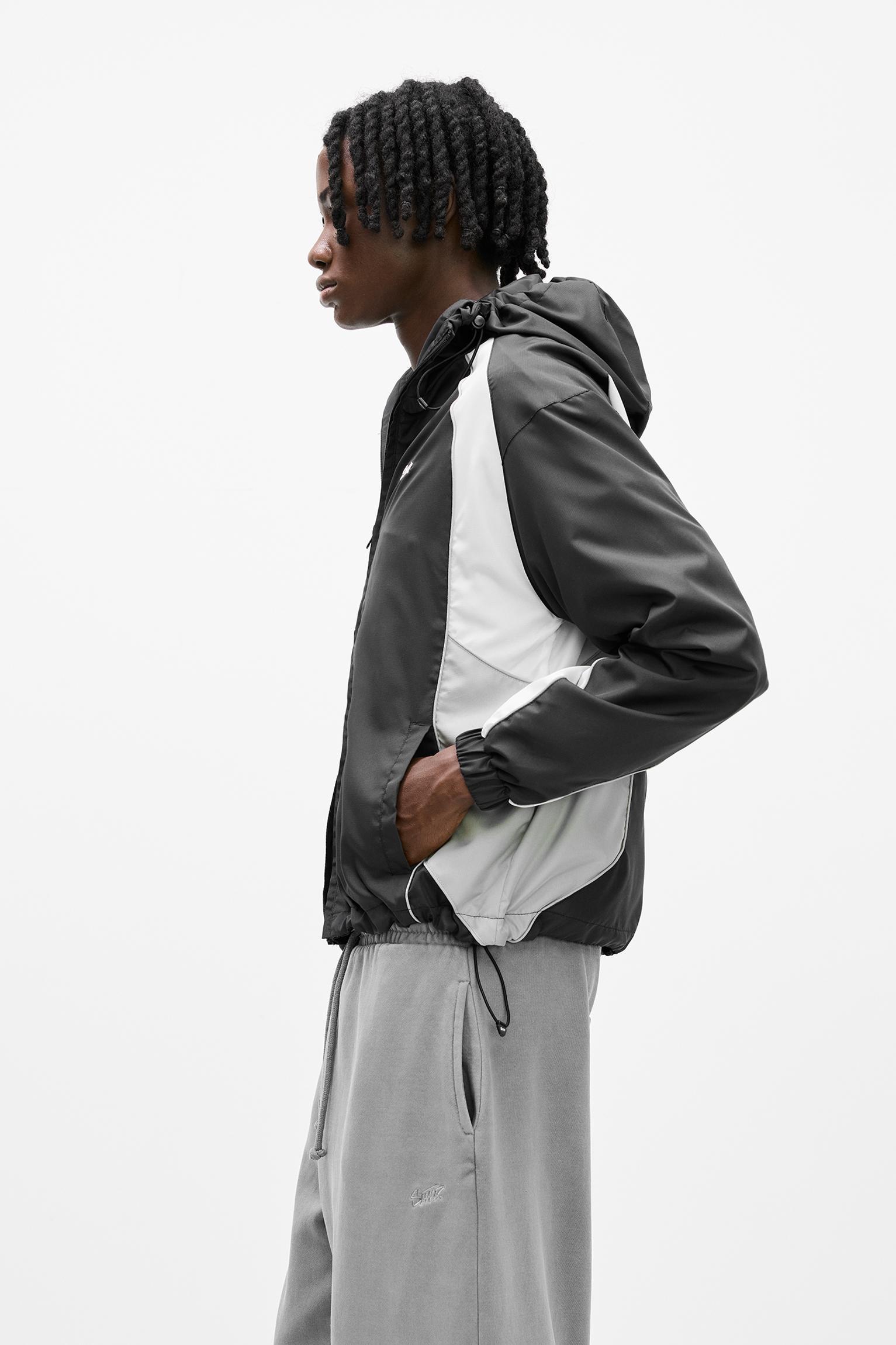 STWD color block raincoat Product Image