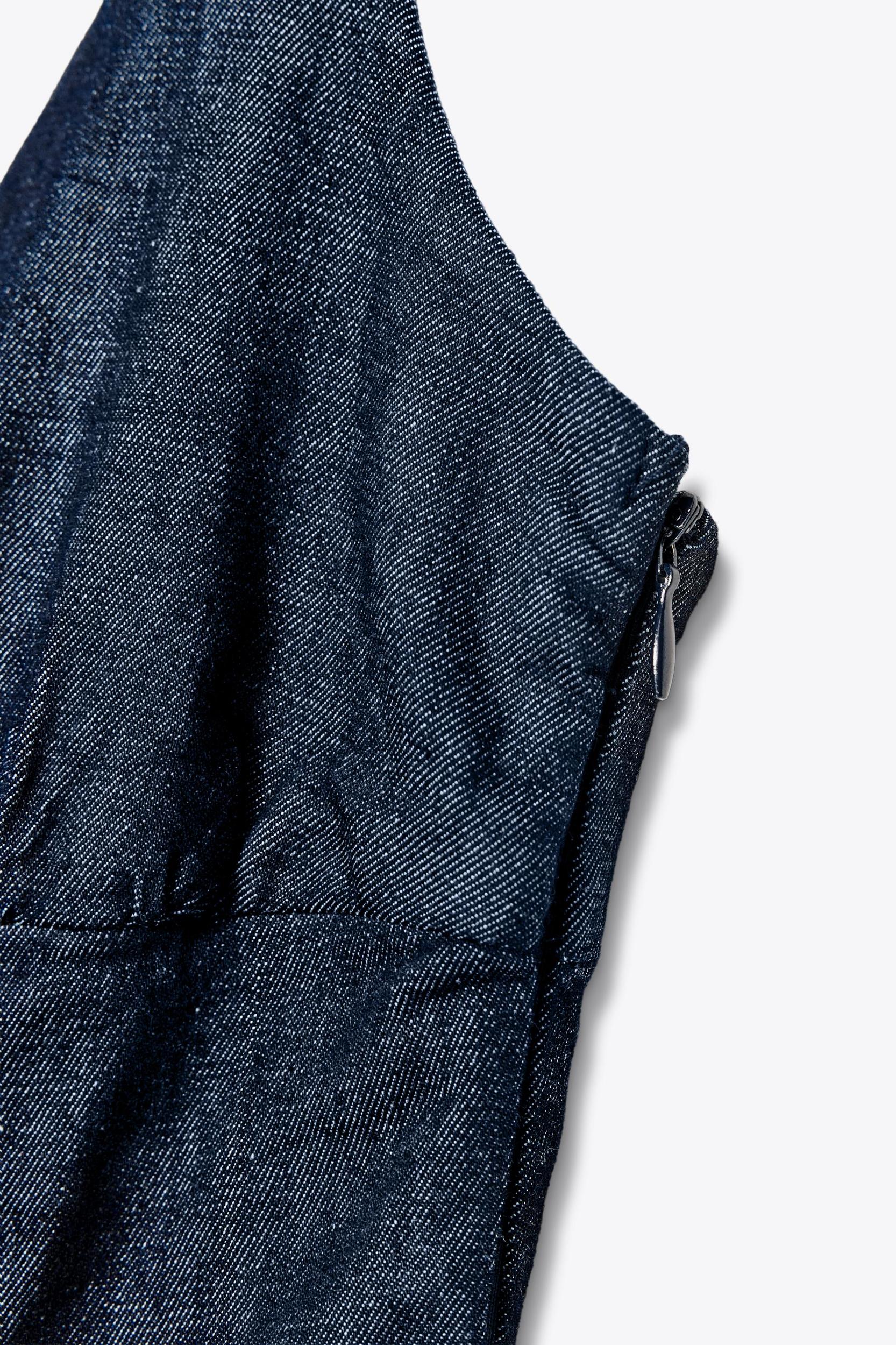 Z1975 STRAPPY DENIM MIDI DRESS Product Image