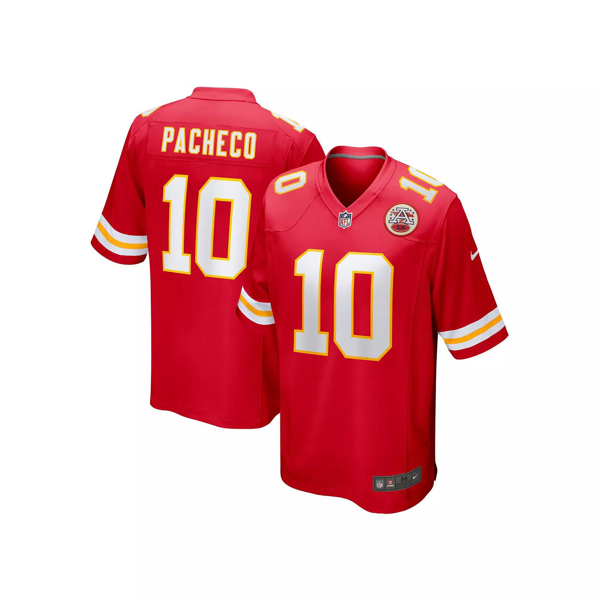 Men's Nike Isiah Pacheco Red Kansas City Chiefs Game Player Jersey,  Product Image