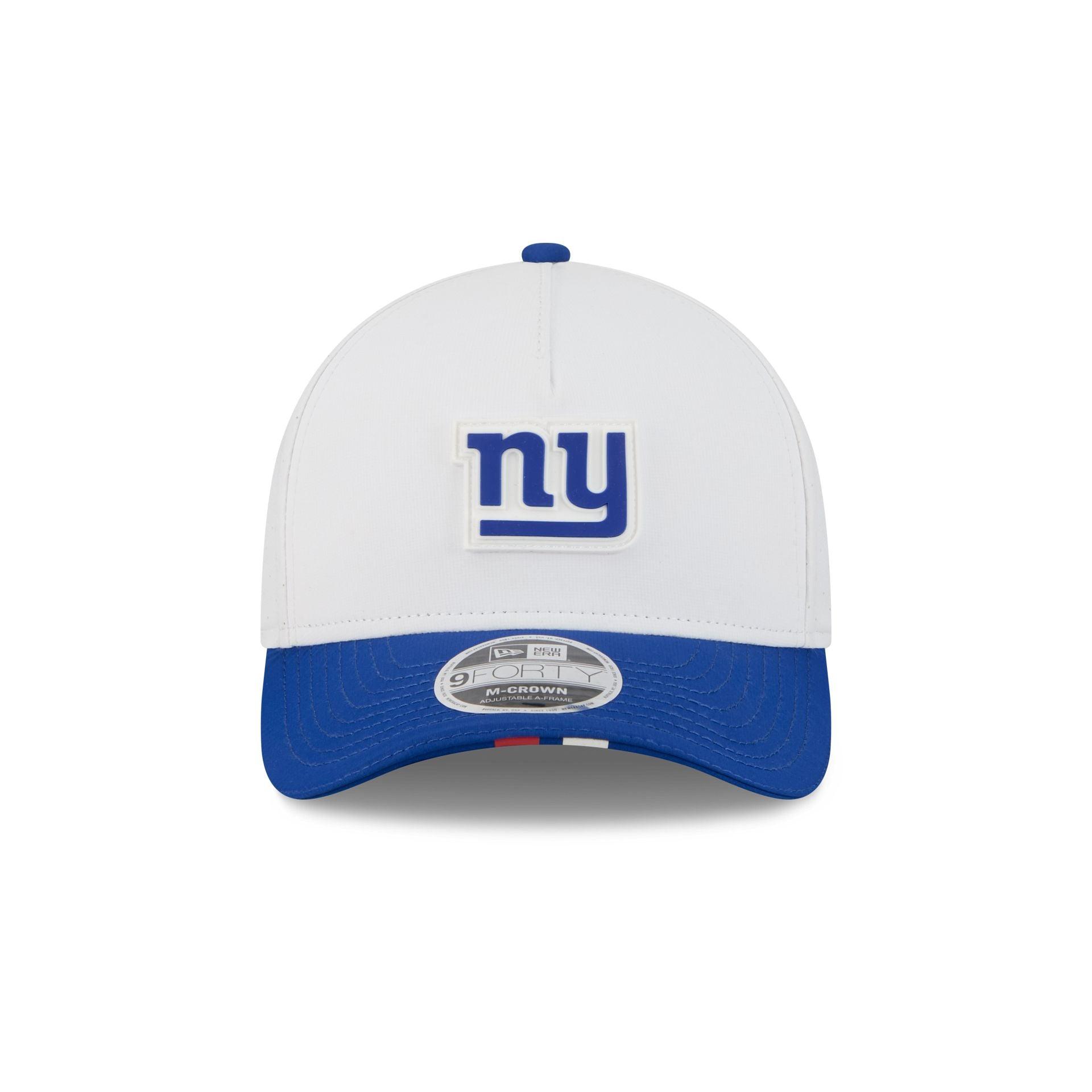New York Giants 2025 Training 9FORTY M-Crown A-Frame Snapback Hat Male Product Image