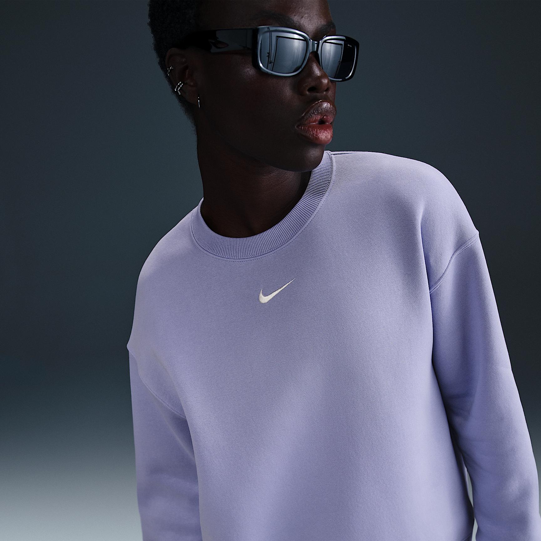 Women's Nike Sportswear Phoenix Fleece Oversized Crew-Neck Sweatshirt Product Image