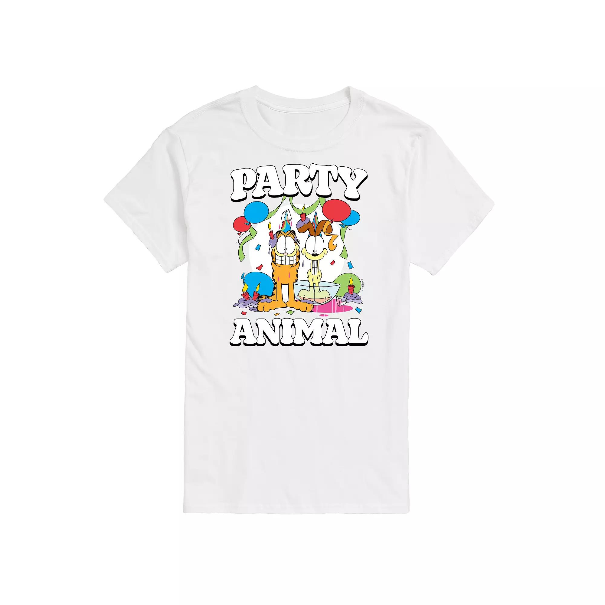 Men's Garfield Party Animal Graphic Tee,  Product Image