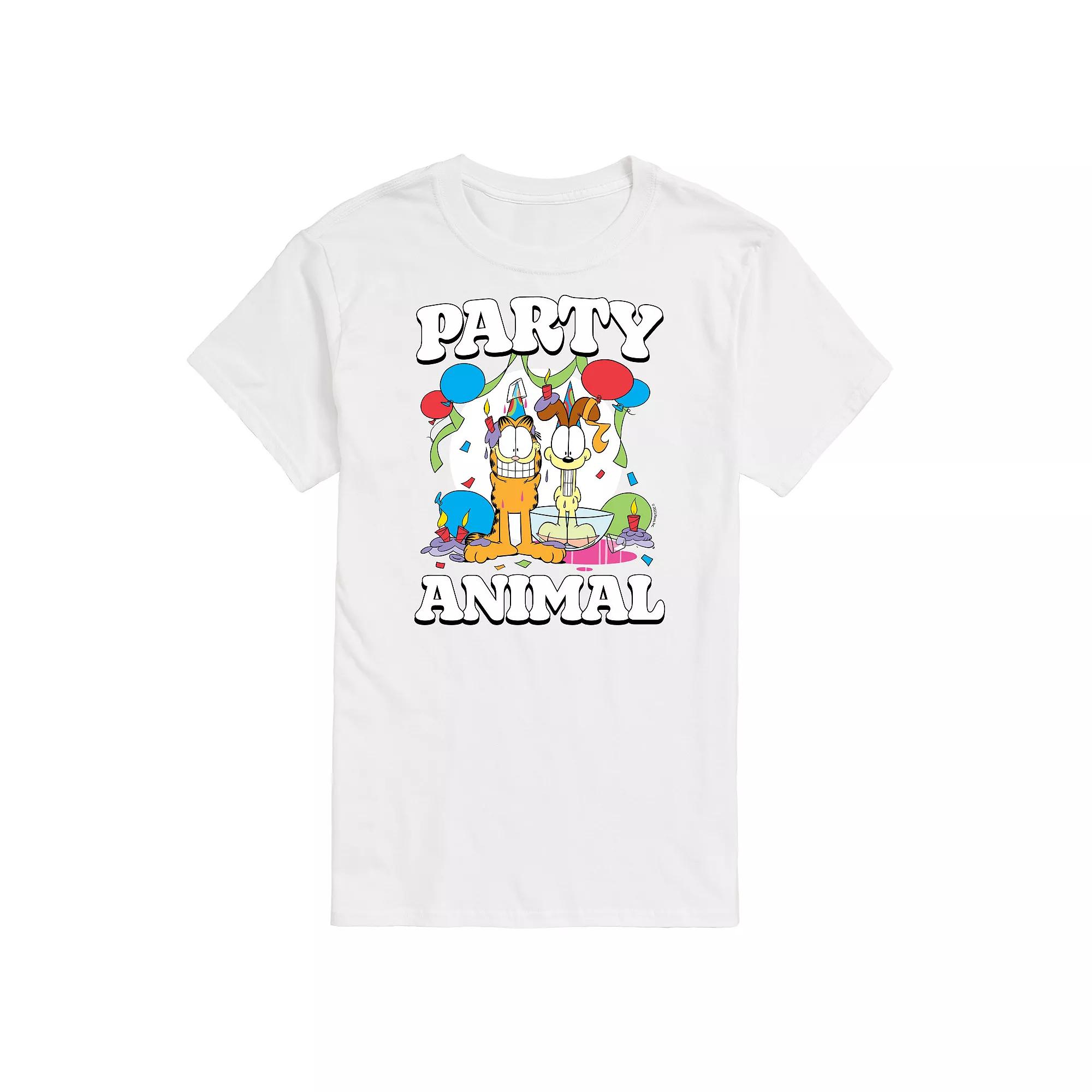 Men's Garfield Party Animal Graphic Tee,  Product Image