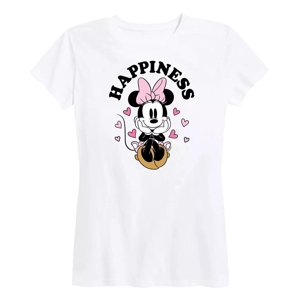 Disney's Minnie Mouse Women's Happiness Graphic Tee,  Product Image