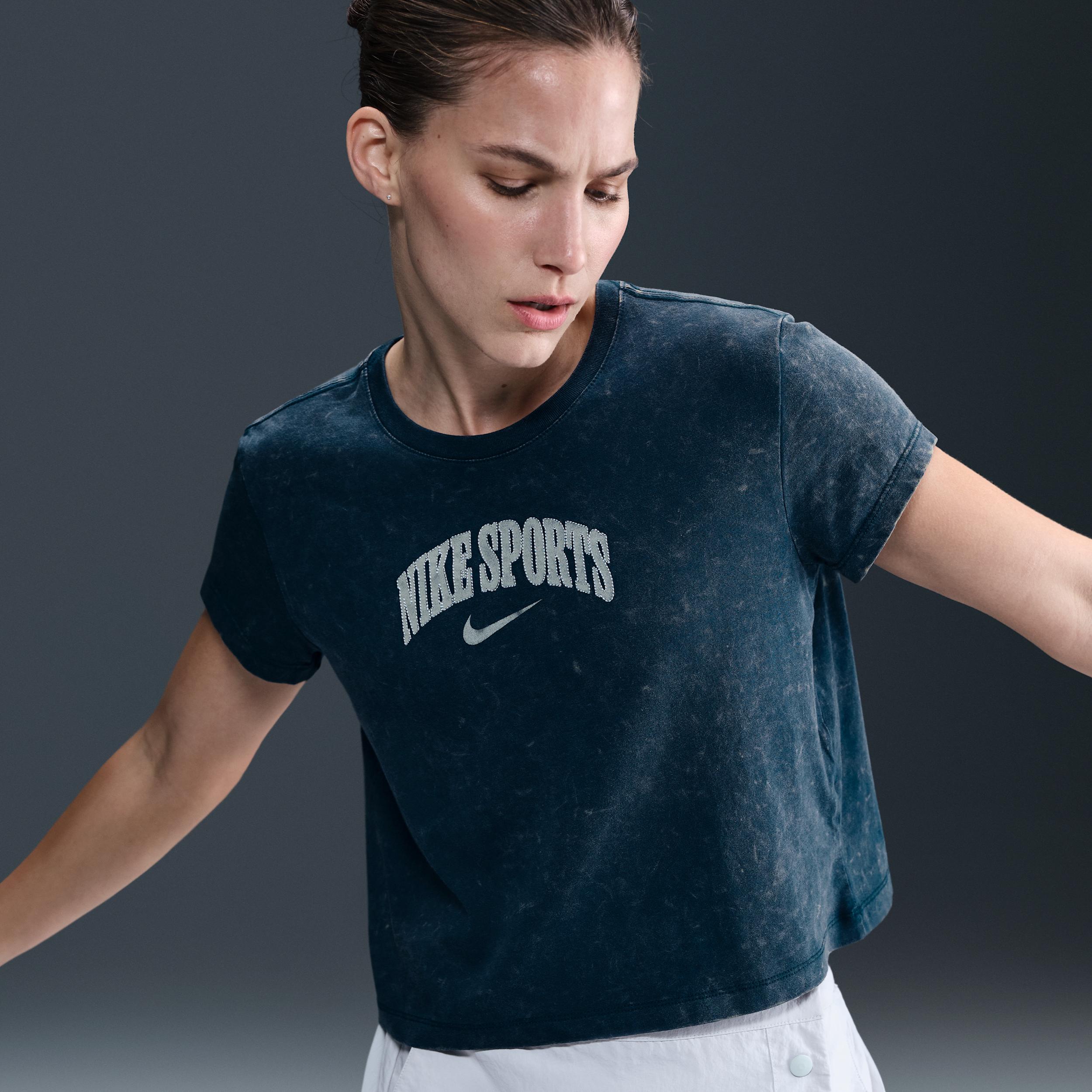 Womens Nike Sportswear Short-Sleeve T-Shirt | IB7332-478 Product Image