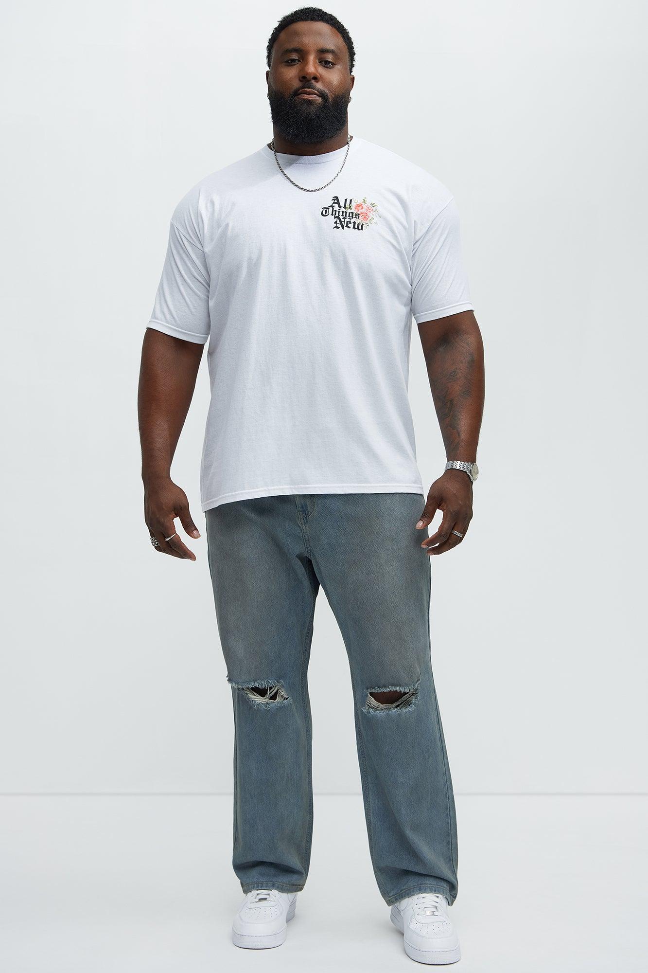 All Things New Short Sleeve Tee - White Male Product Image