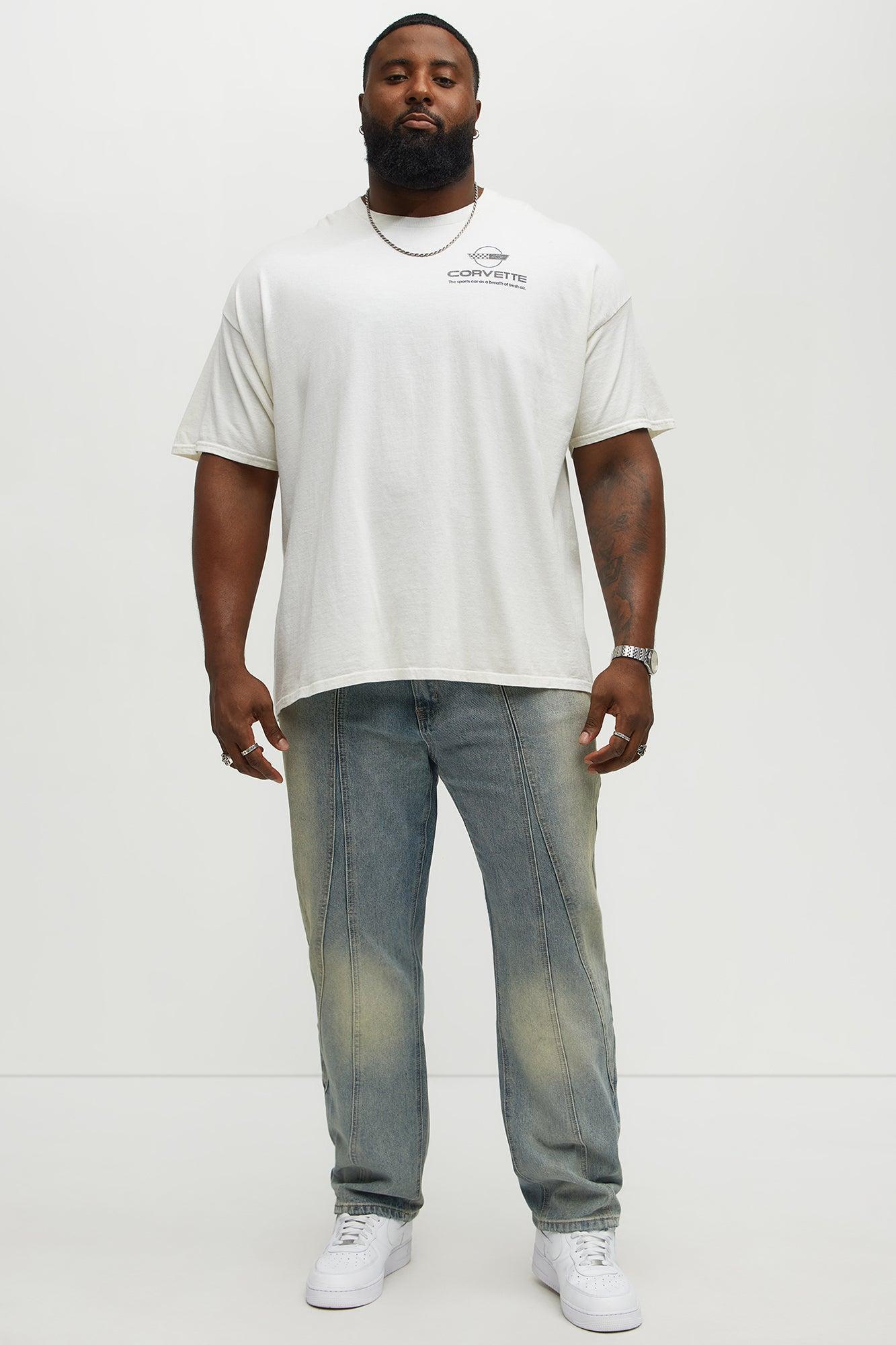 Chevy Corvette Stingray Short Sleeve Tee - Off White Male Product Image