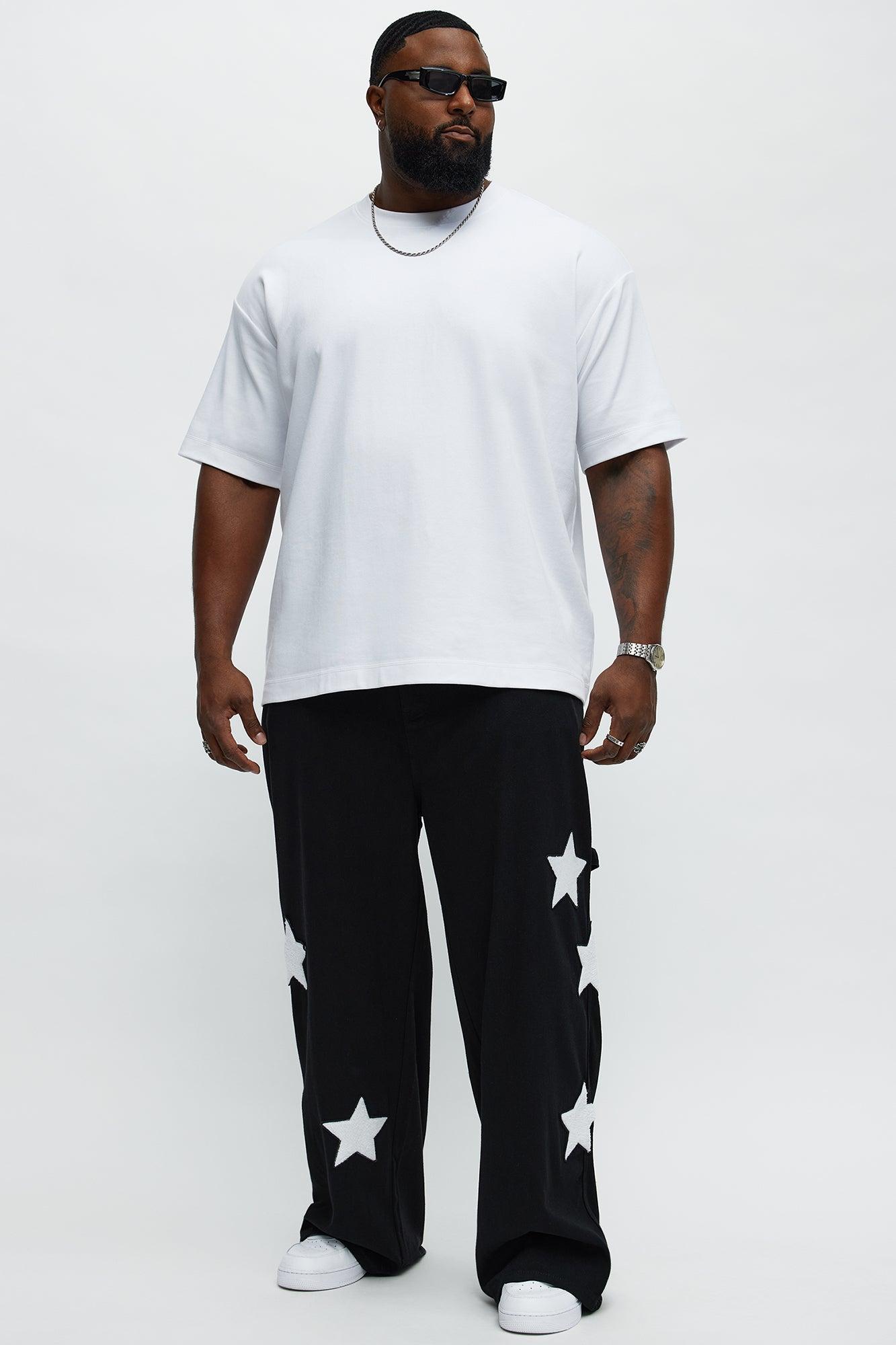 I'm A Star Baggy Jeans - Black Male Product Image