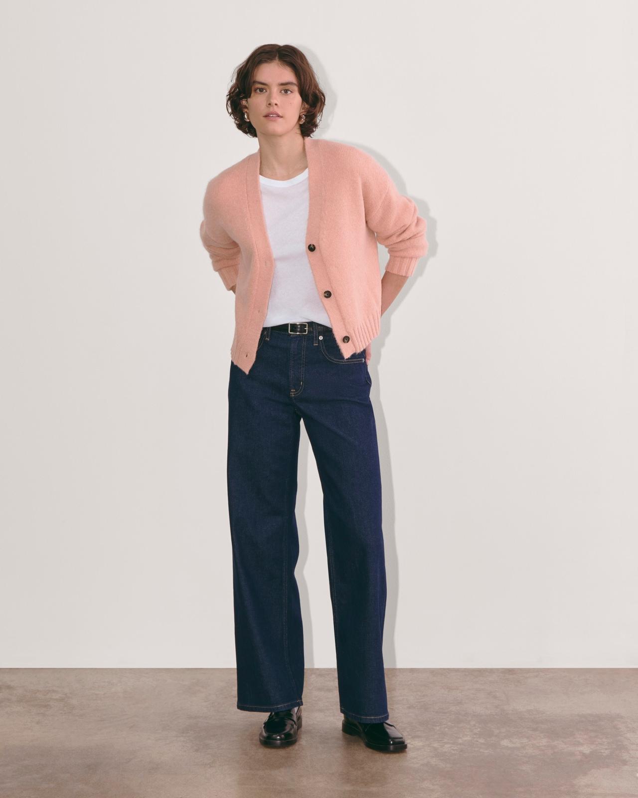 Womens Boxy Cardigan in Alpaca by Everlane Product Image