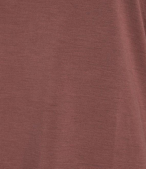 Lucky Brand Scoop Neck Short Sleeve Slouchy Round Hem T-Shirt Product Image