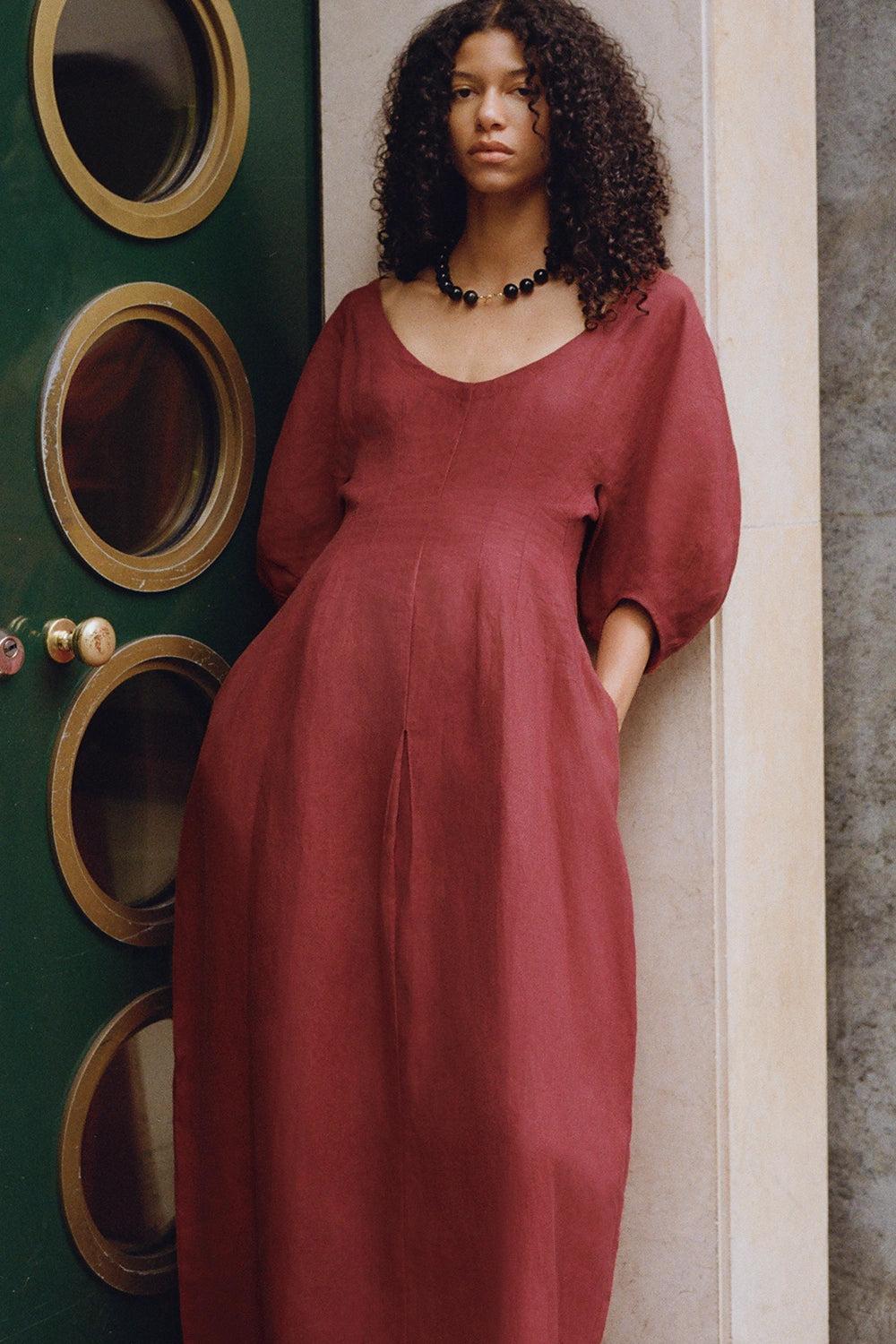 Cabo String One Piece Wine - Final Sale Product Image