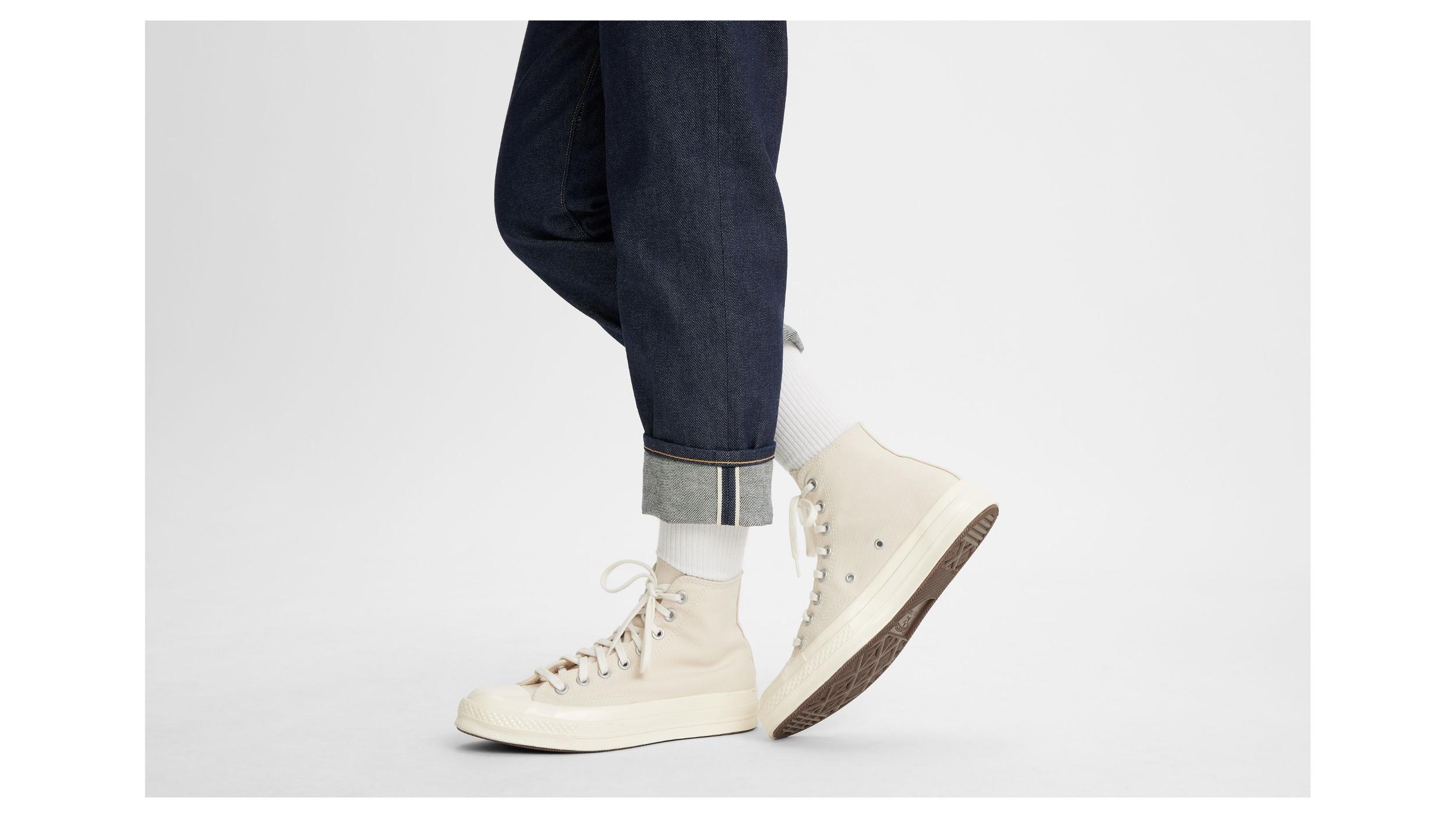 Japanese Selvedge High Rise Boyfriend Women's Jeans Product Image