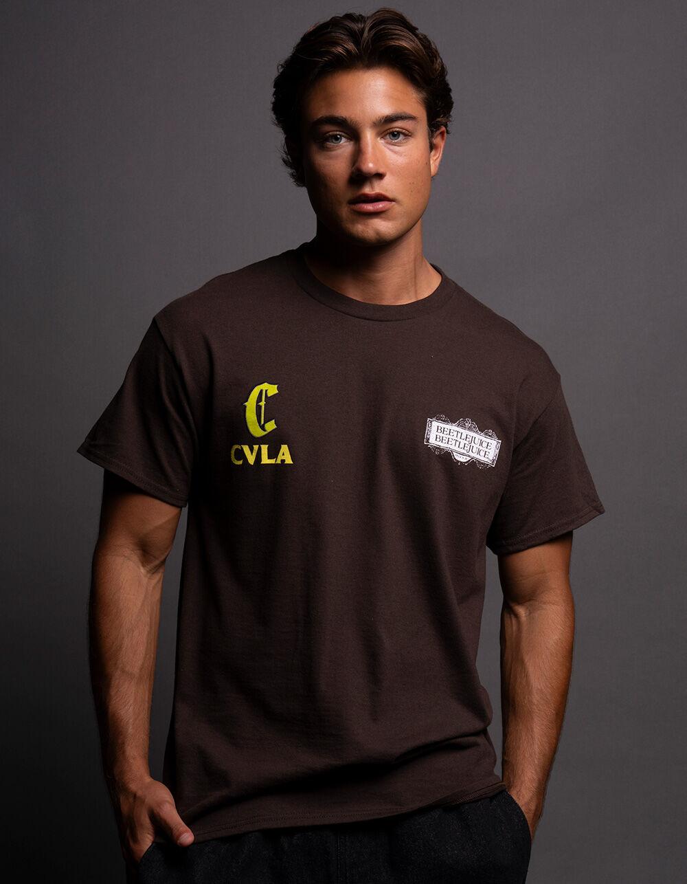 CVLA x Beetlejuice Astrid Mens Tee - BROWN Product Image