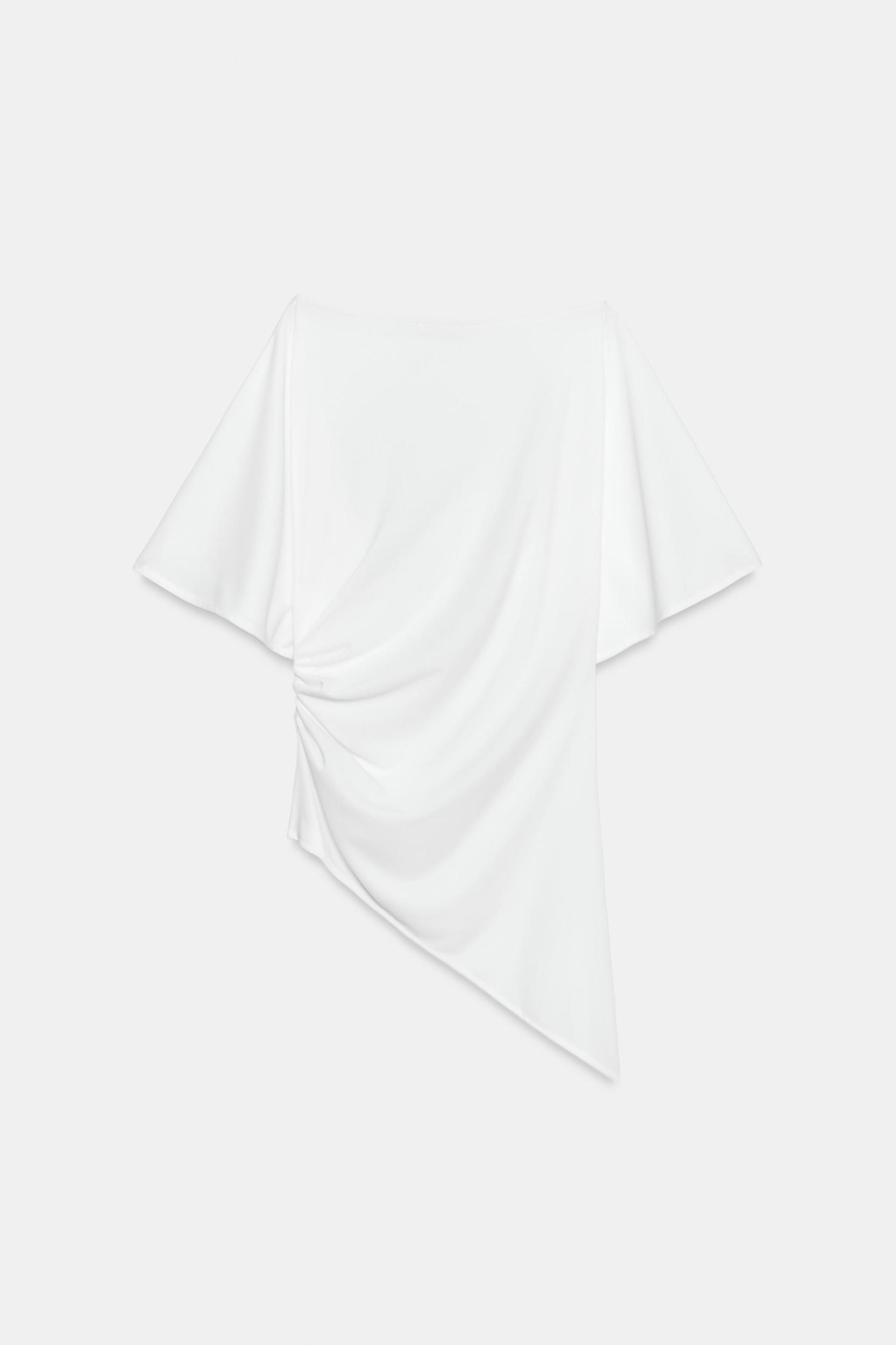 DRAPED ASYMMETRIC TOP Product Image