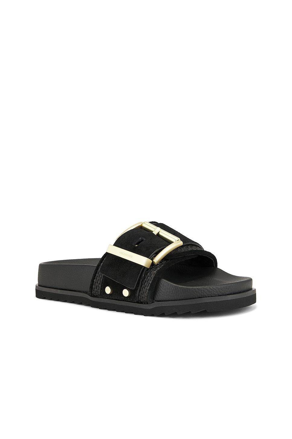 Ellie Raffia Slider ALLSAINTS Product Image
