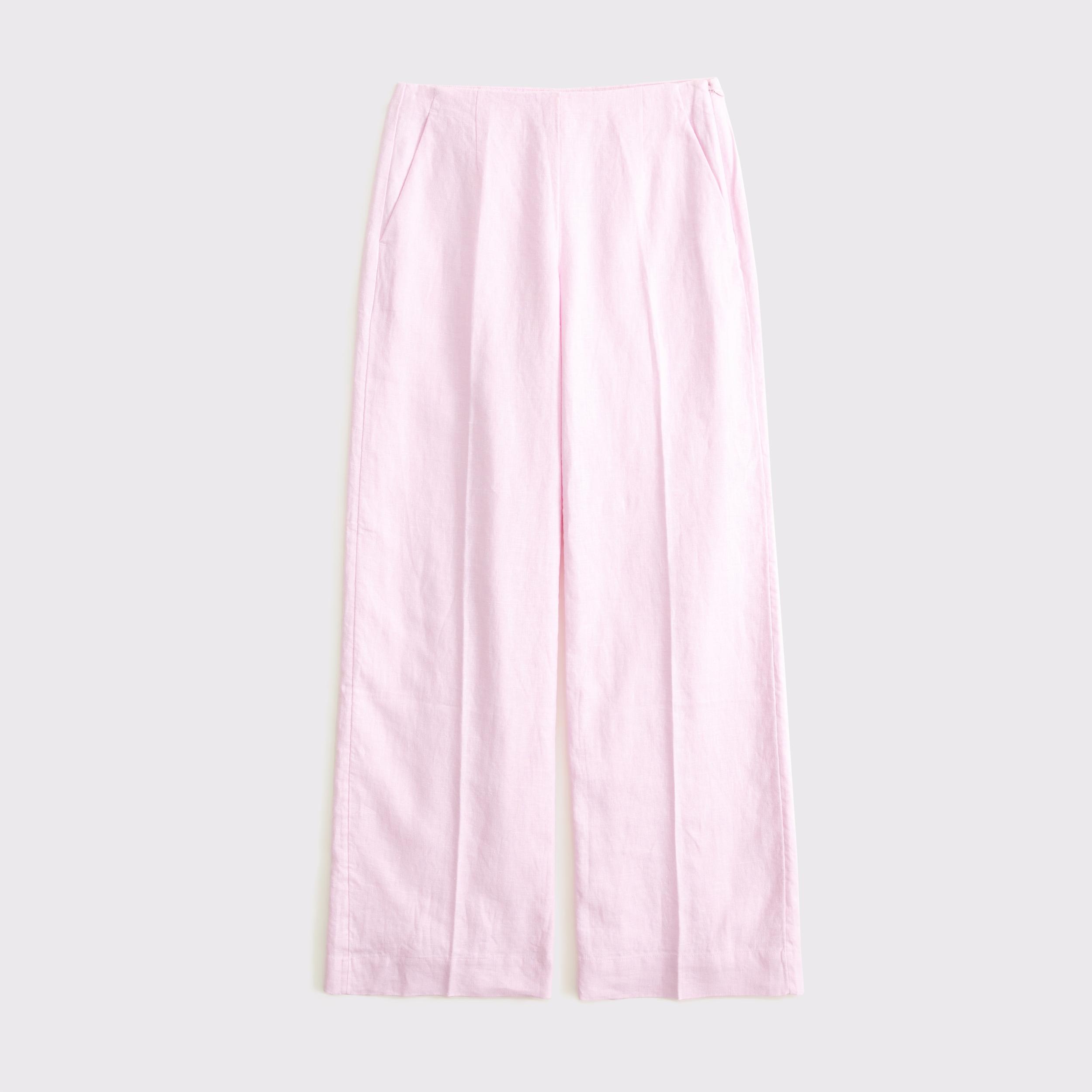 Premium Linen Tailored Ultra Wide Leg Pant Product Image