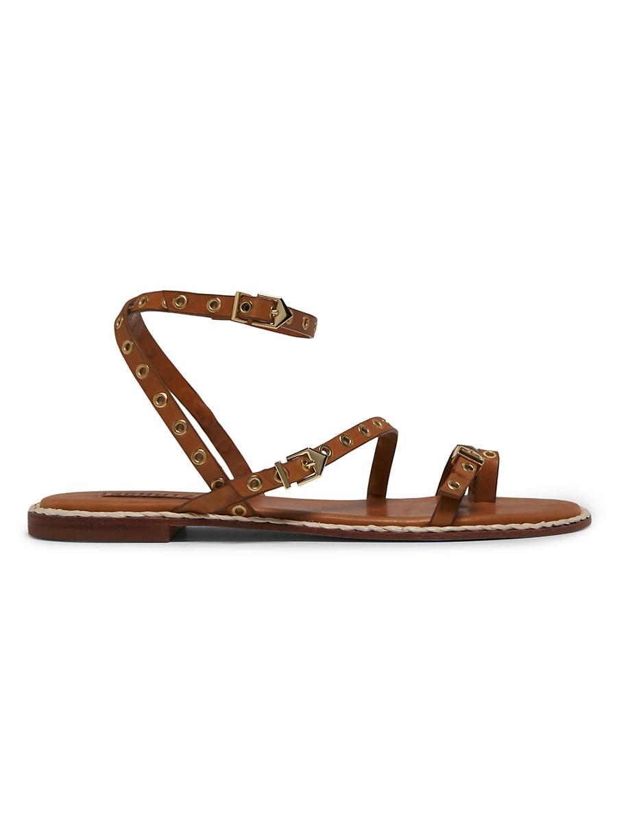 Womens Annete Leather Sandals Product Image