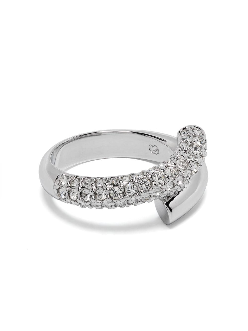 Dextera crystal embellished ring Product Image