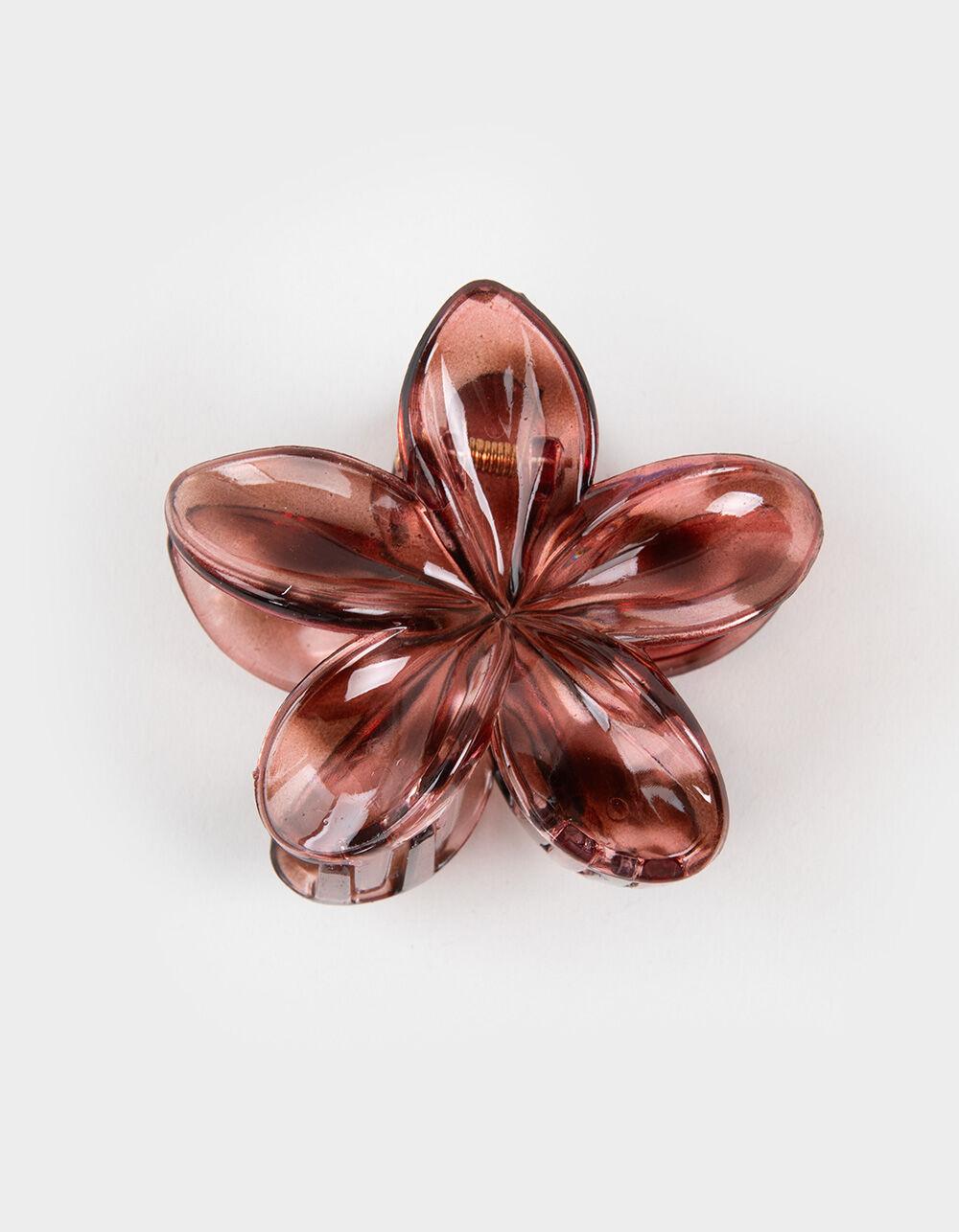 FULL TILT Hawaiian Floral Claw Clip - TORTOISE Product Image