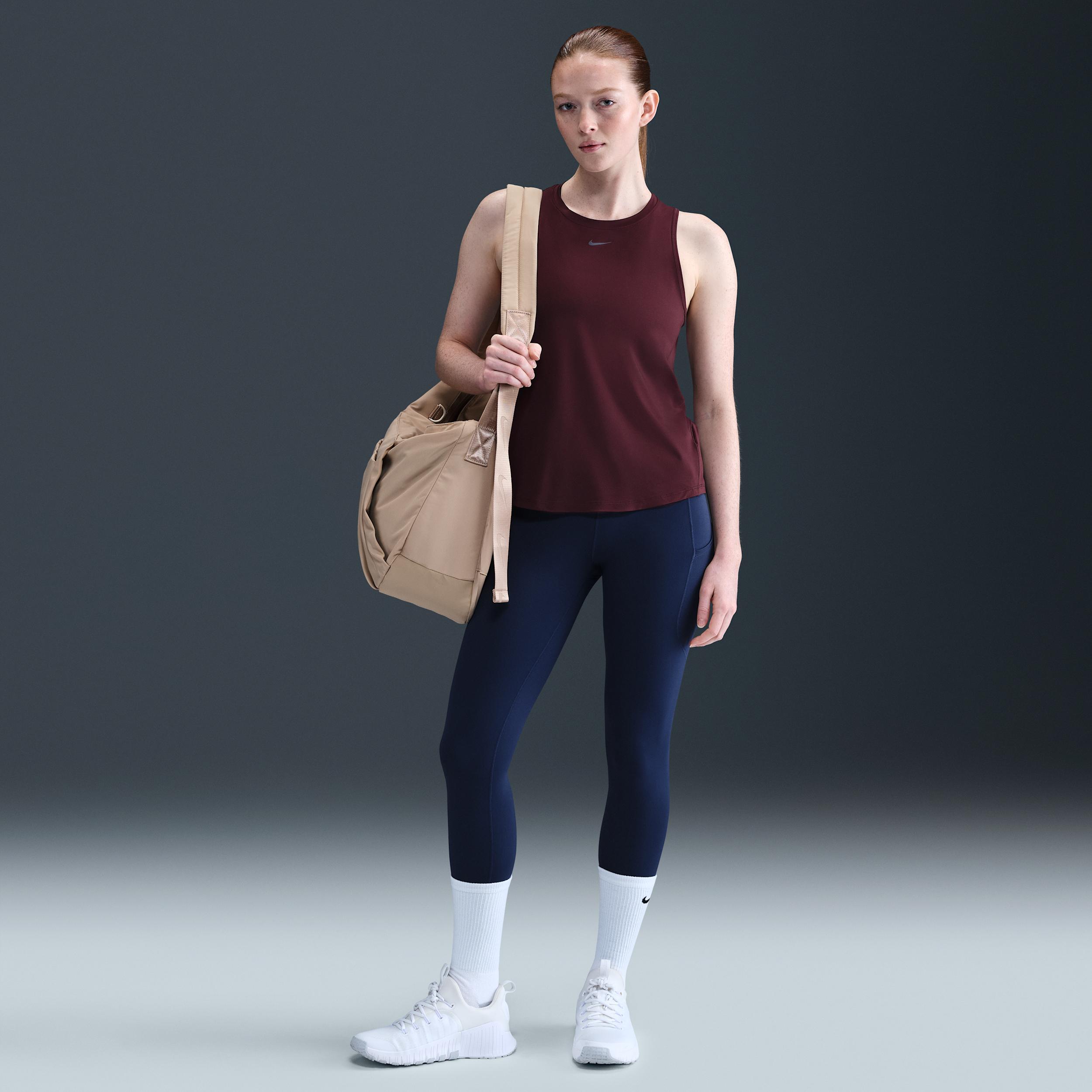 Nike Womens One High-Waisted 7/8 Leggings with Pockets | FN3241-410 Product Image