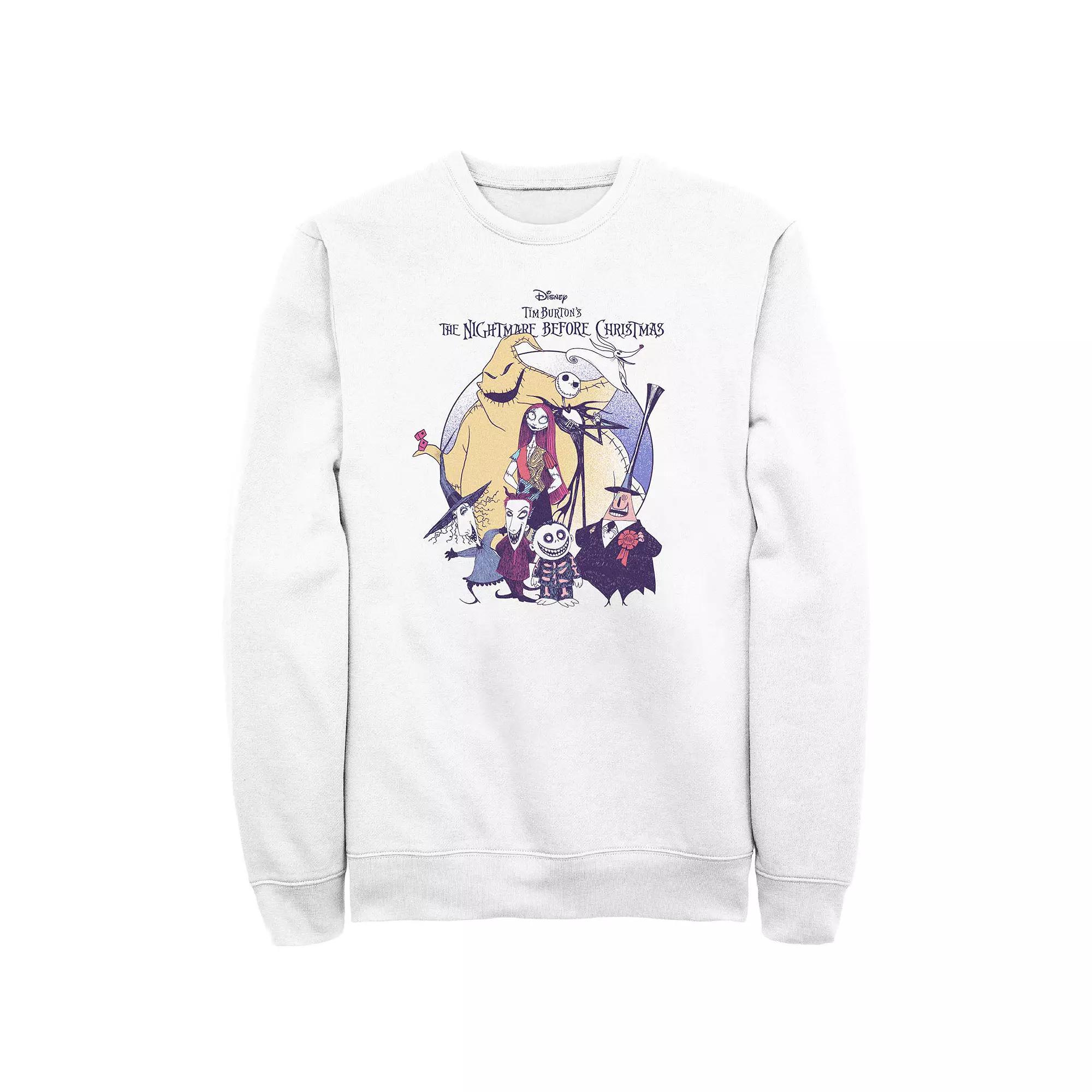 Disney's The Nightmare Before Christmas Scary Group Men's Graphic Fleece,  Product Image