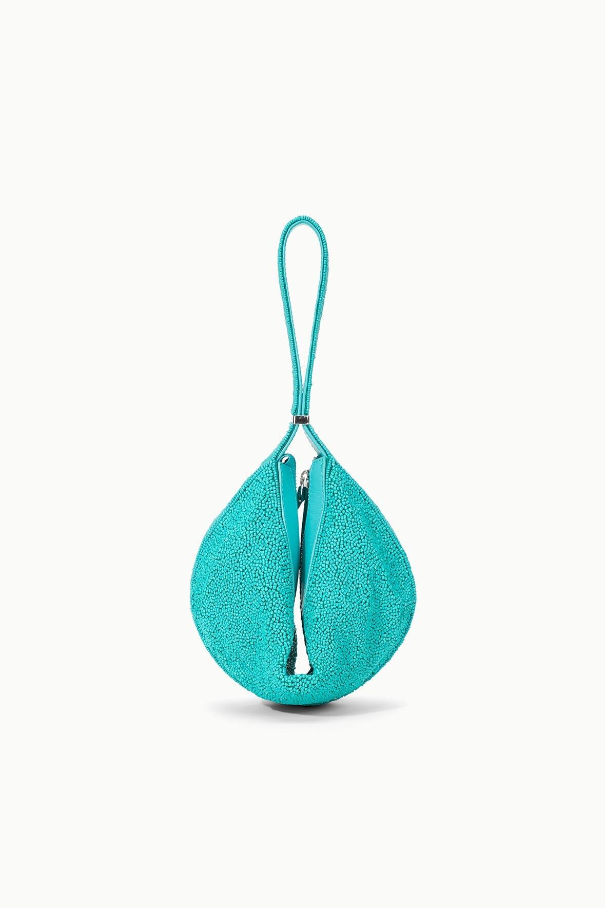 DEMY BEADED SHOULDER BAG | TEAL Product Image