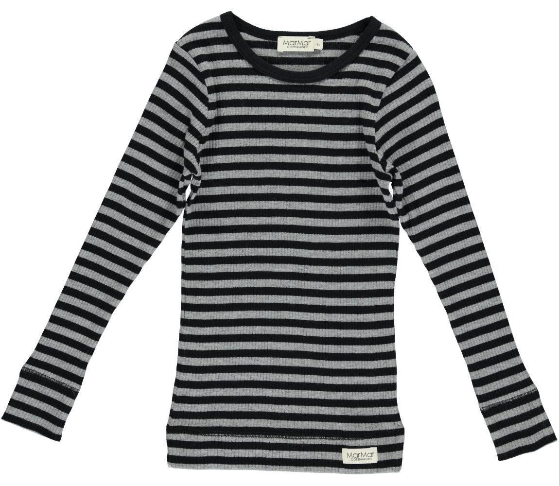 MarMar Striped Ribbed Long Sleeve Shirt Product Image