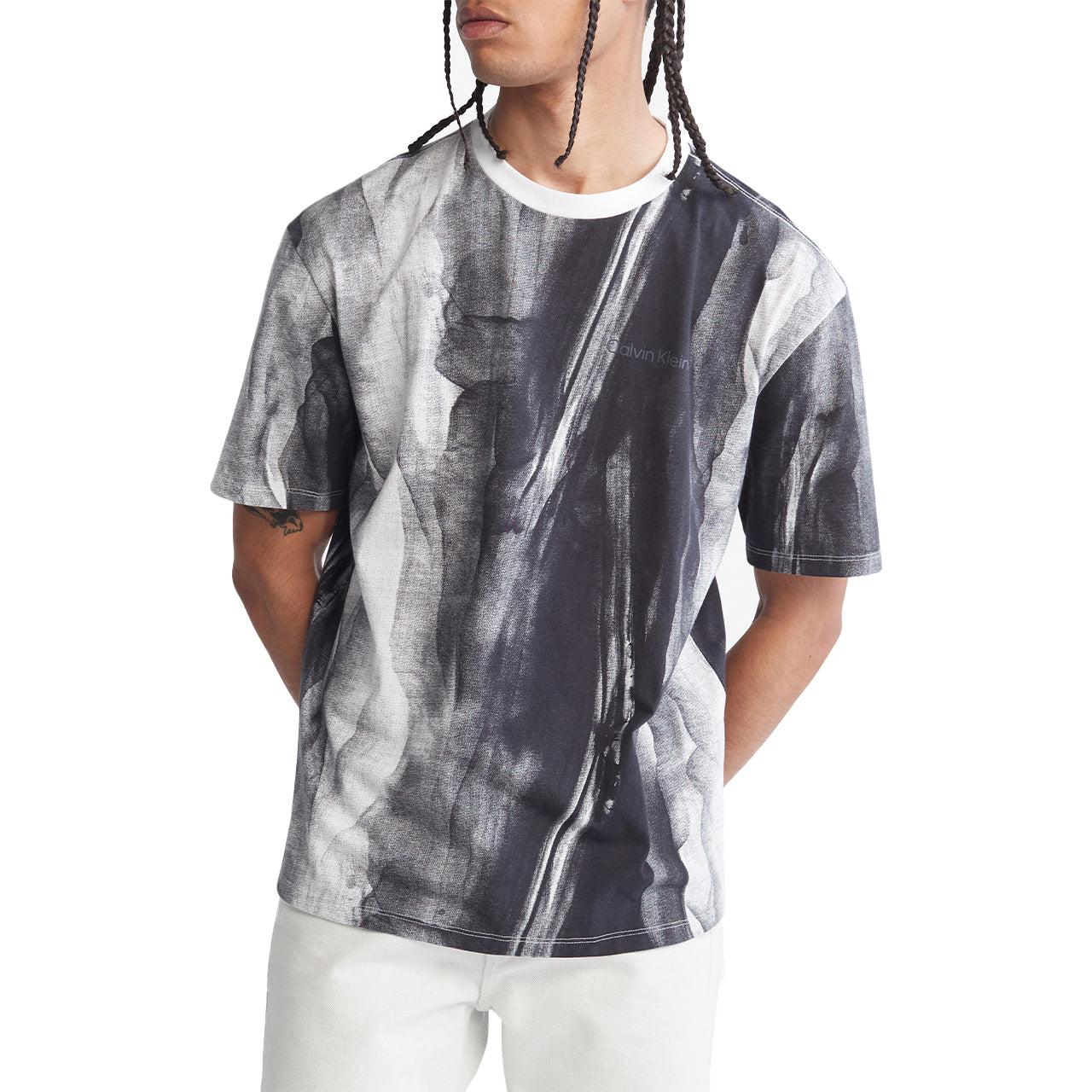 Short Sleeves Relaxed Aop Slub Tee Product Image